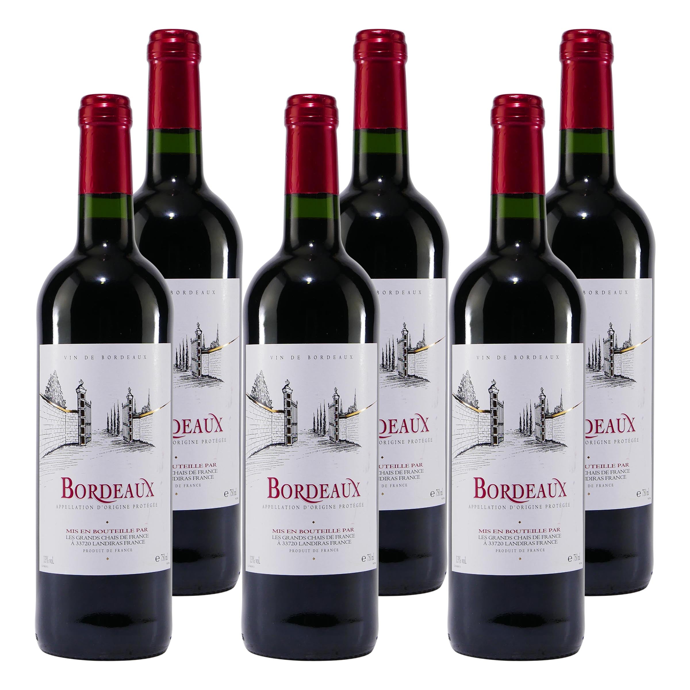 Les Grands Bordeaux AOP -trocken- (6 x 0,75L)