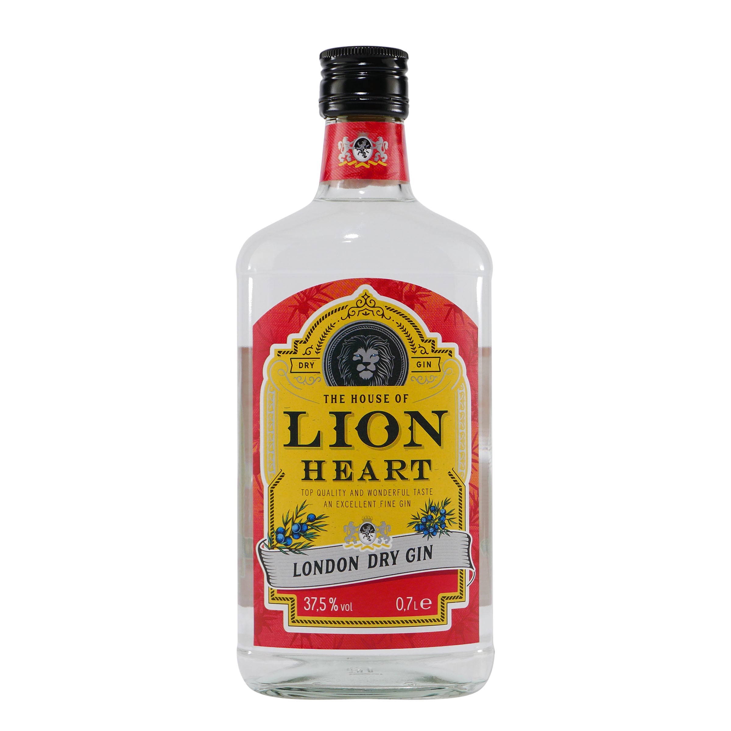 Lion Heart London Dry Gin 0,7L mit Geschenk-Holzkiste