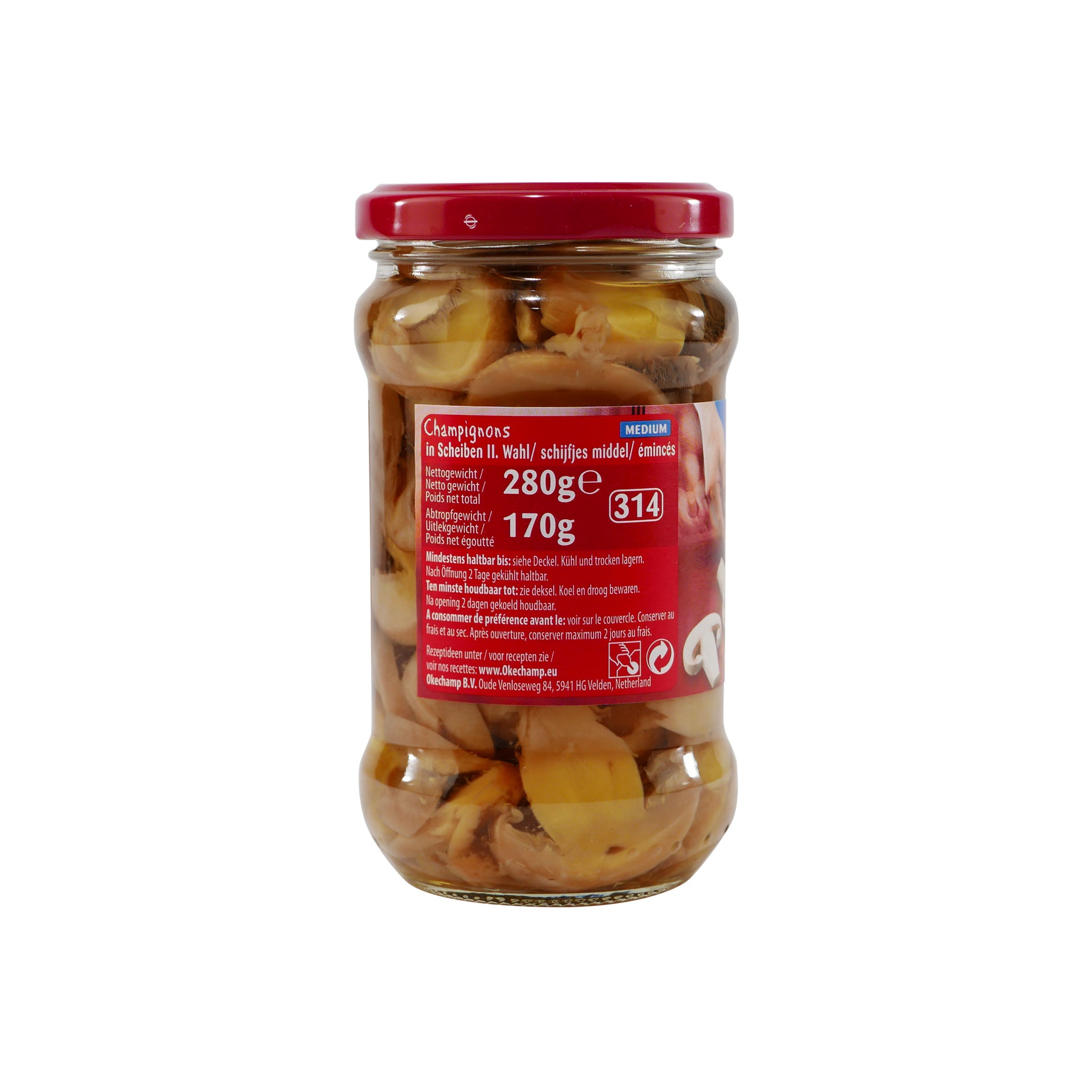 Lutece Champignons in Scheiben II. Wahl (12 x 280g)