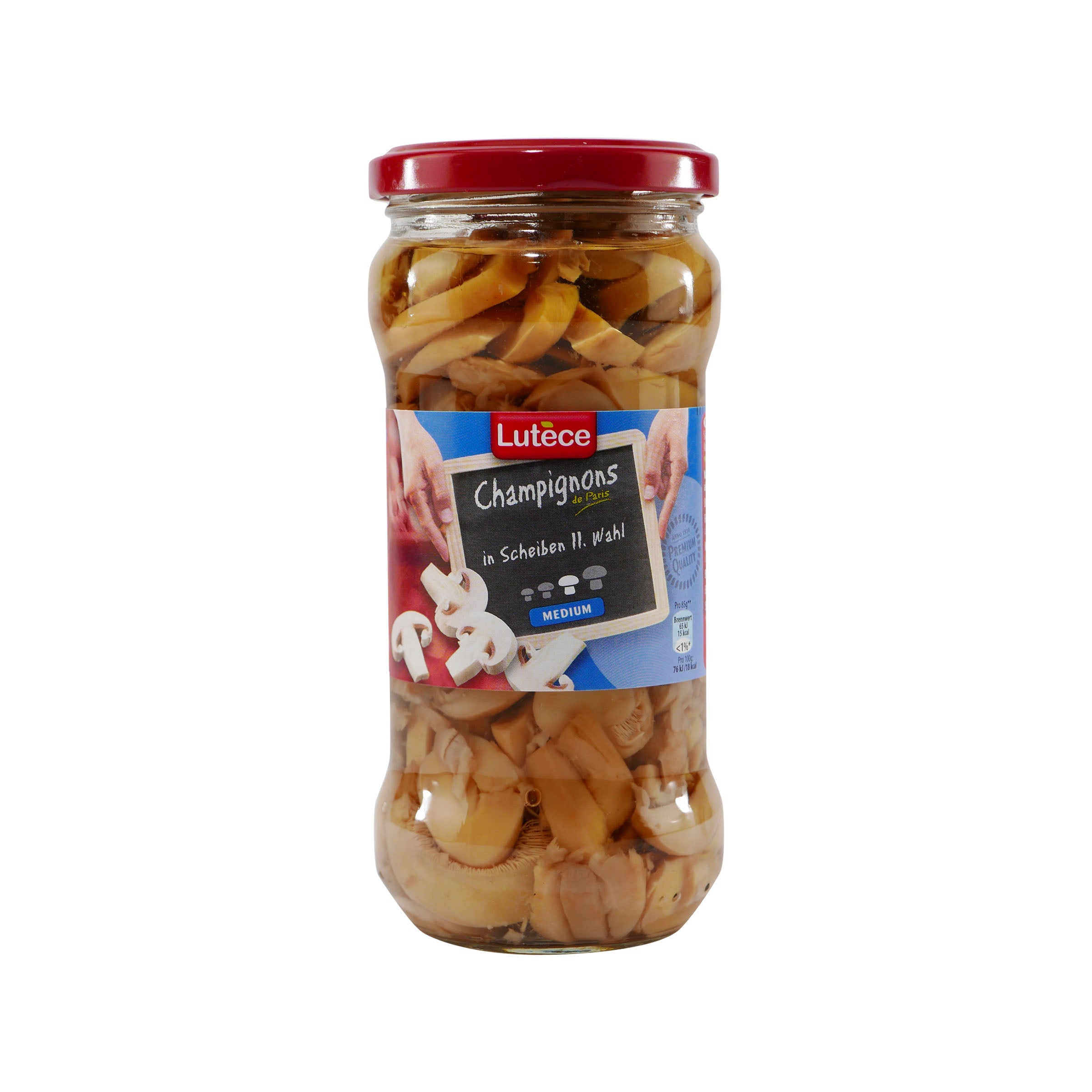 Lutece Champignons in Scheiben II. Wahl (12 x 330g)