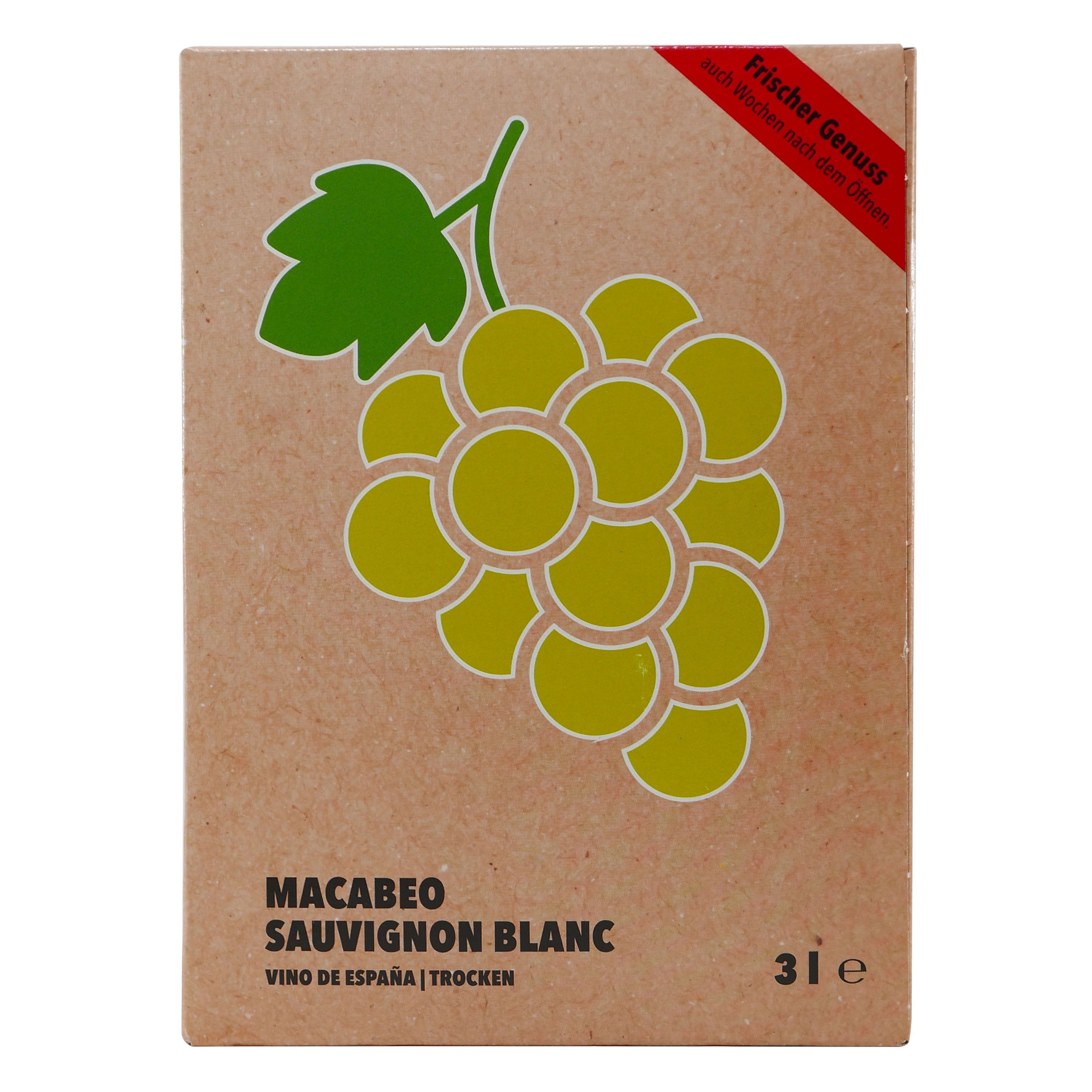 Vino de España Macabeo Sauvignon Blanc BIB 3,0L -trocken-