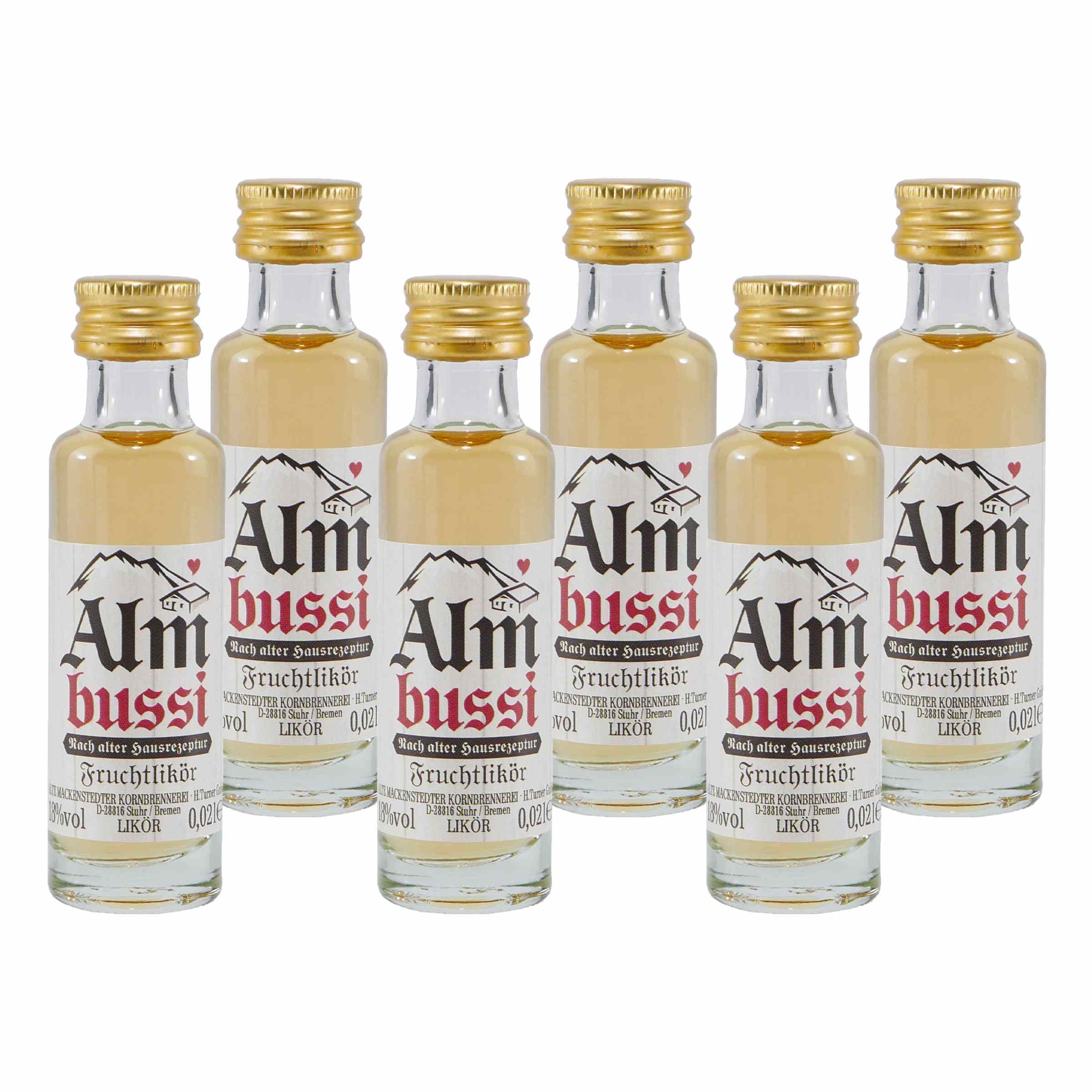 Mackenstedter Almbussi Fruchtlikör (25 x 0,02L)