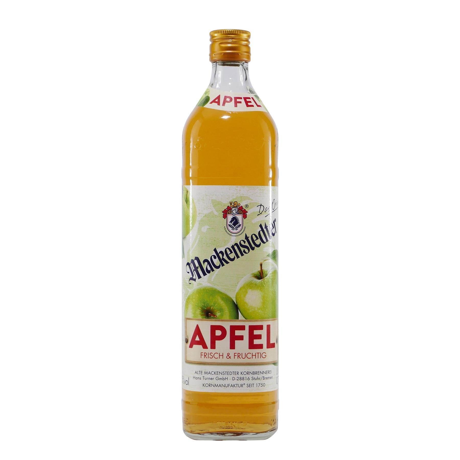Mackenstedter Apfel Likör mit 6x Shotgläser