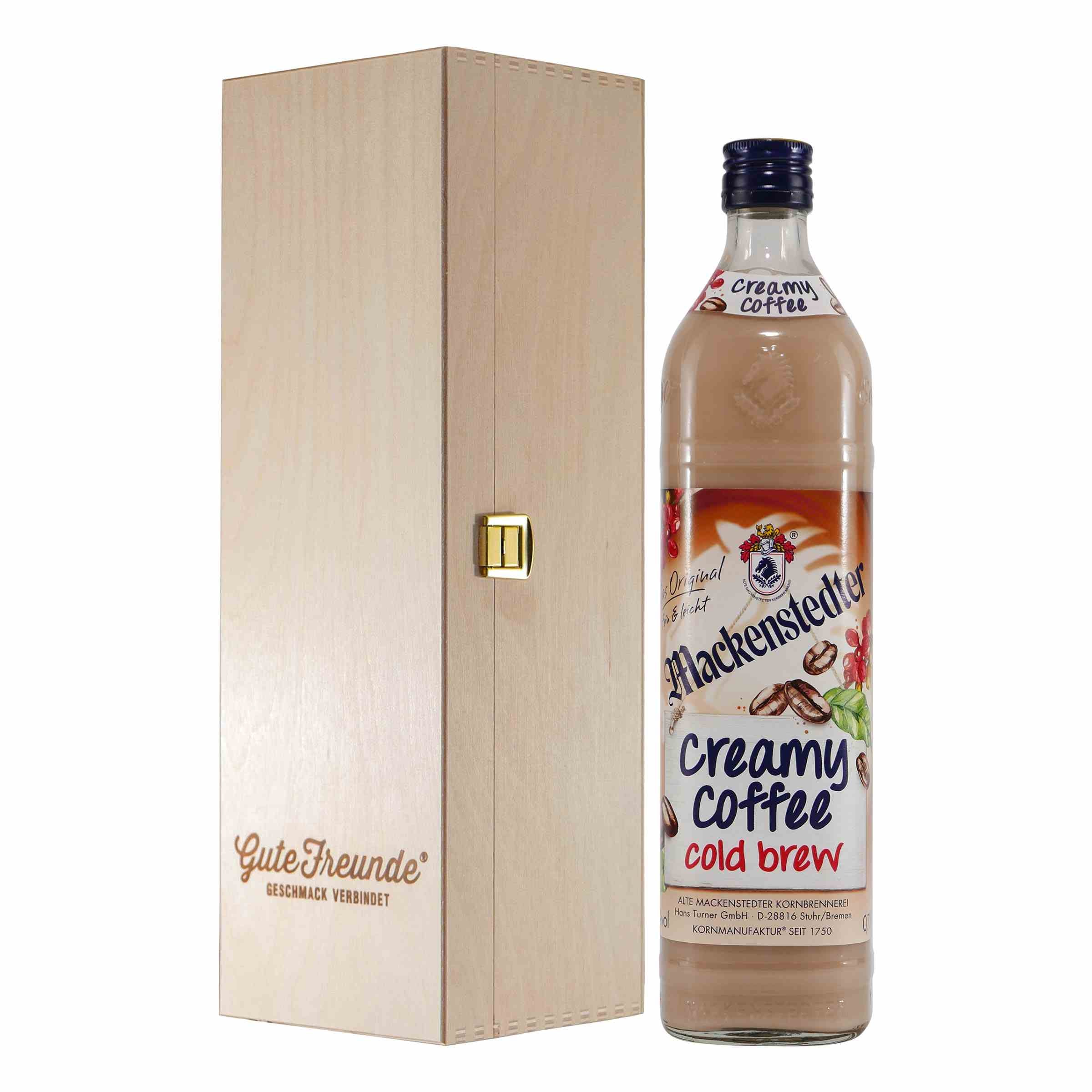 Mackenstedter Creamy Coffee mit Geschenk-Holzkiste