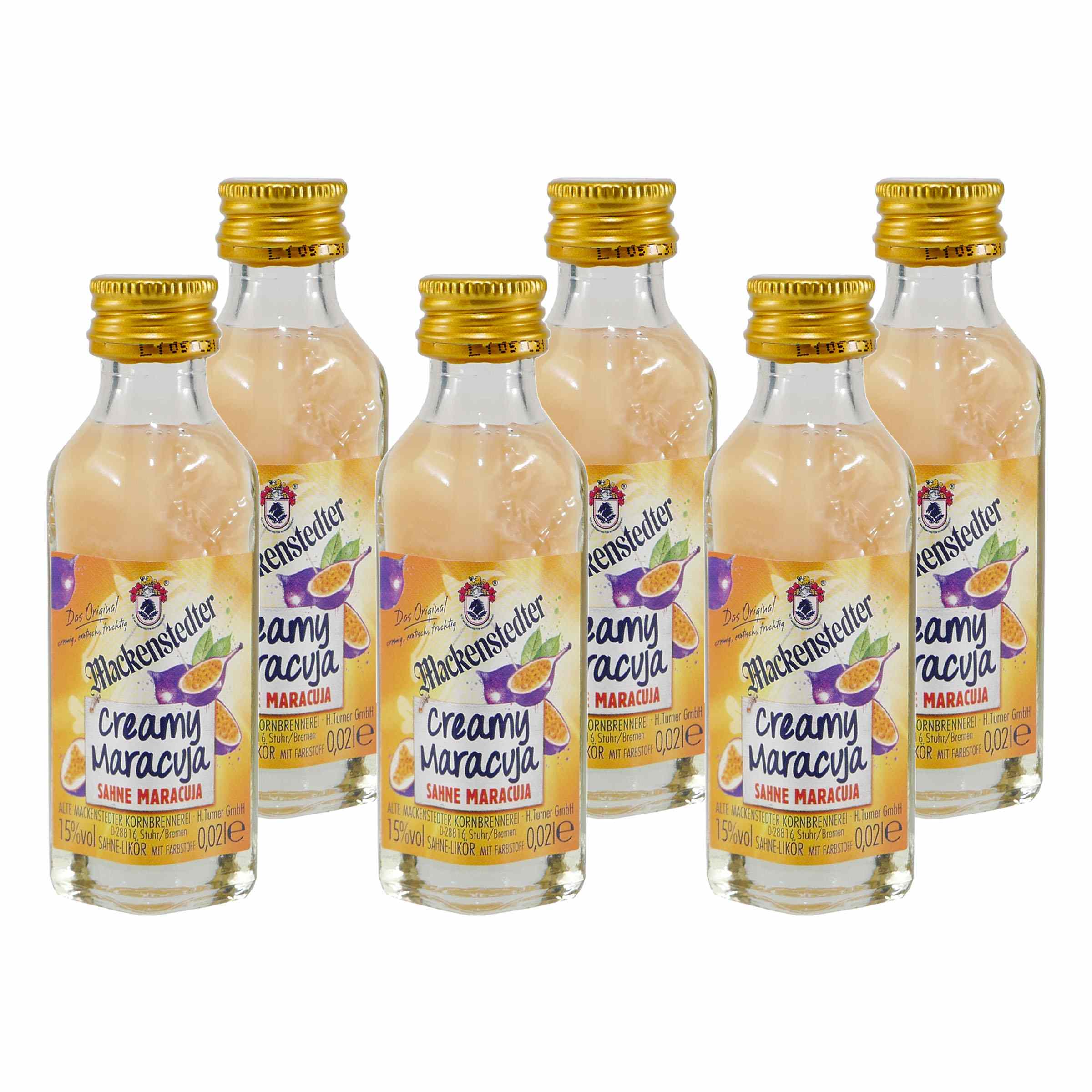 Mackenstedter Creamy-Maracuja Likör (25 x 0,02L)