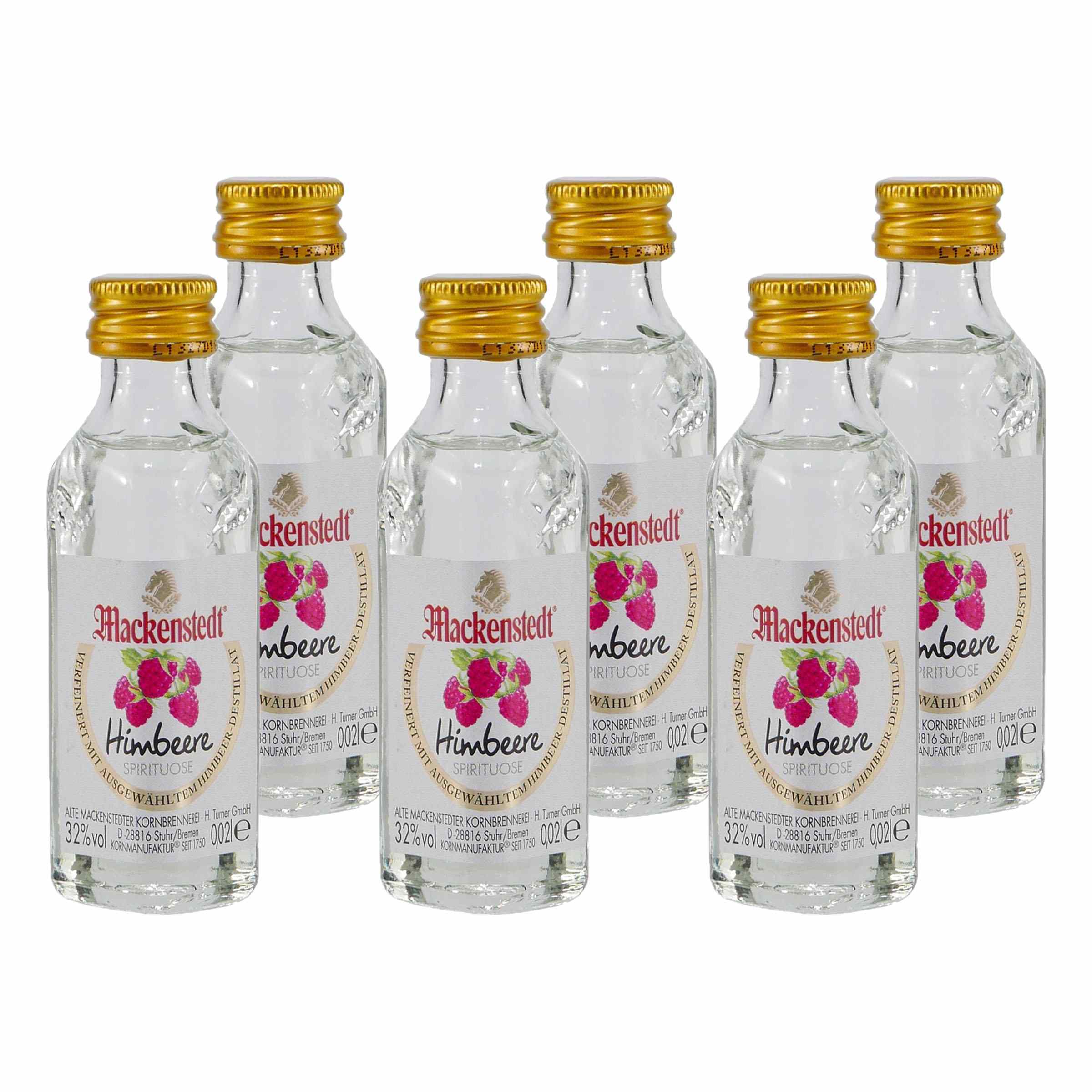 Mackenstedter Himbeere Obstschnaps (25 x 0,02L)