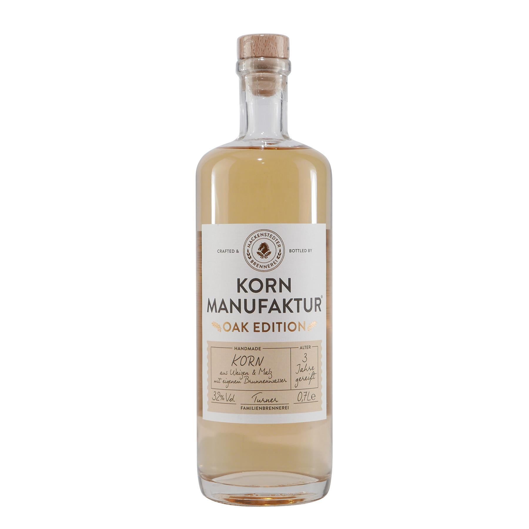 Mackenstedter Korn Manufaktur Oak Edition mit Geschenk-HK