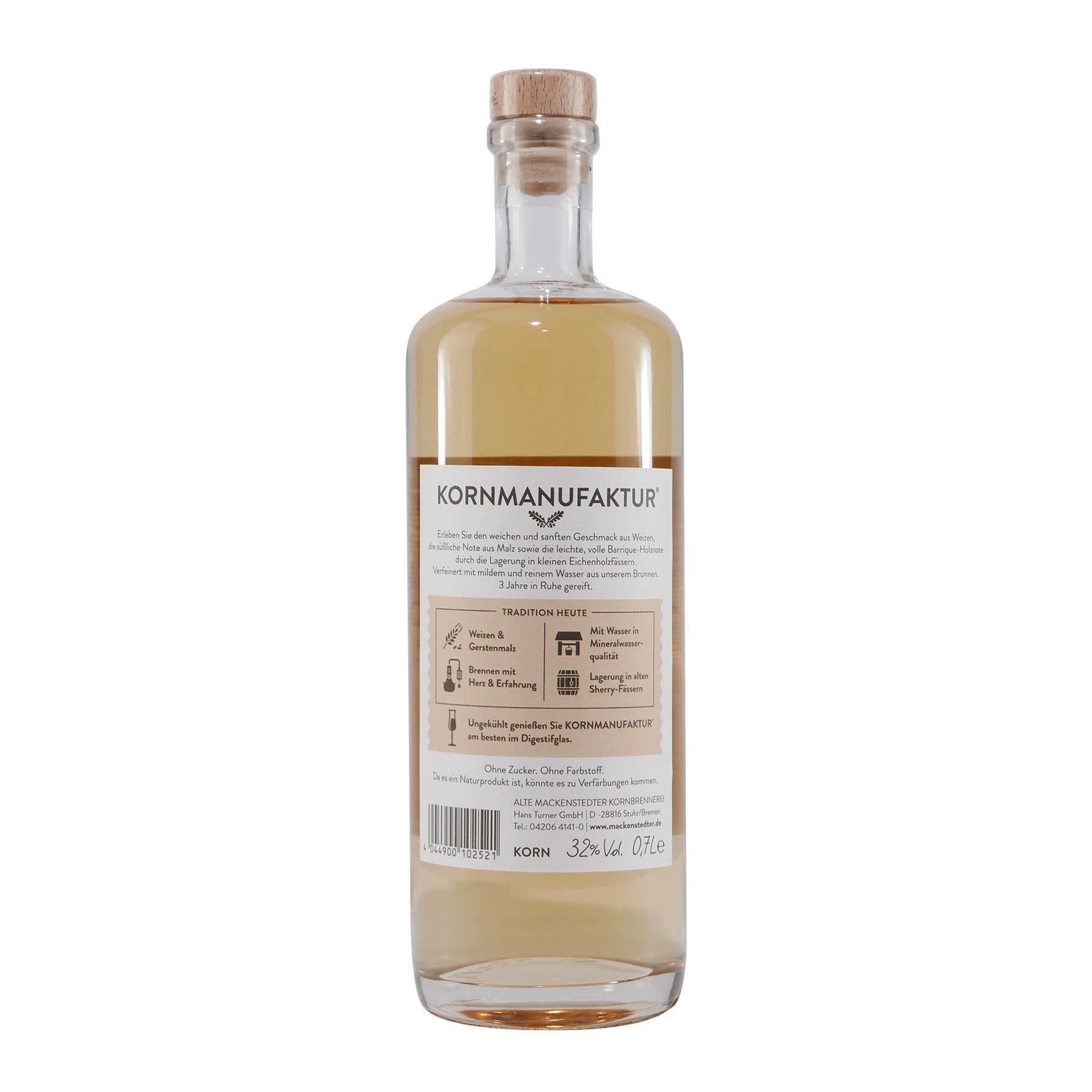 Mackenstedter Korn Manufaktur Oak Edition mit Geschenk-HK