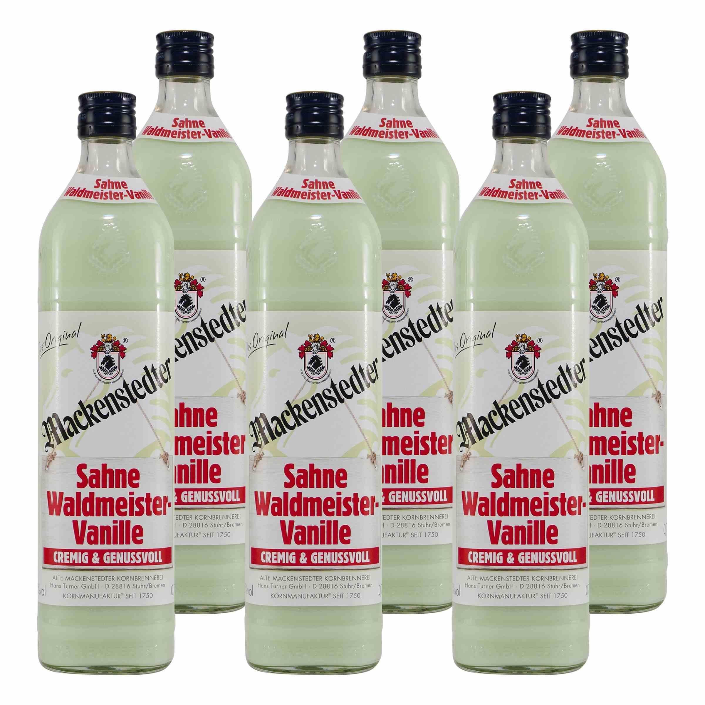 Mackenstedter Waldmeister-Vanille Sahnelikör (6 x 0,7L)