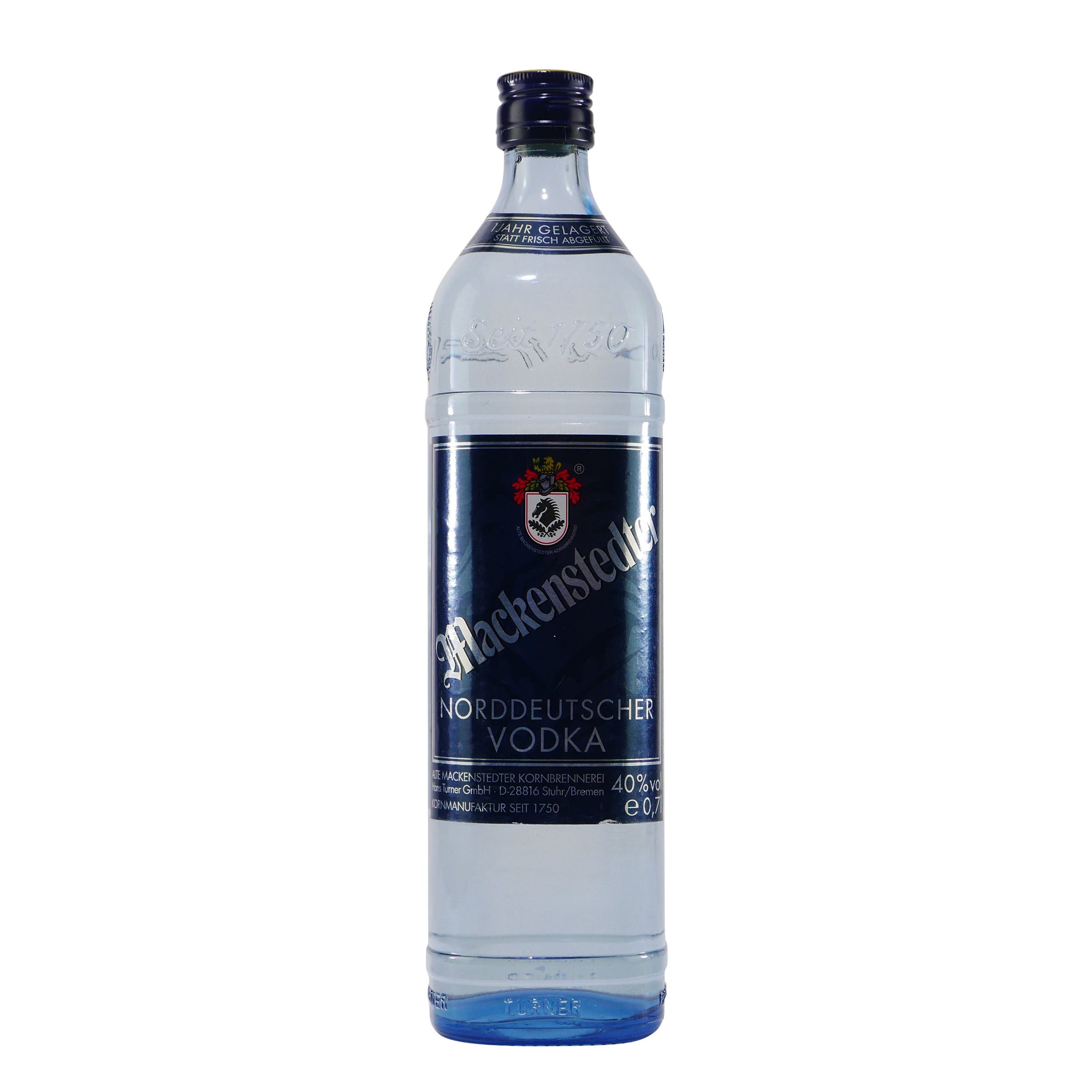 Mackenstedter Norddeutscher Vodka mit Geschenk-Holzkiste