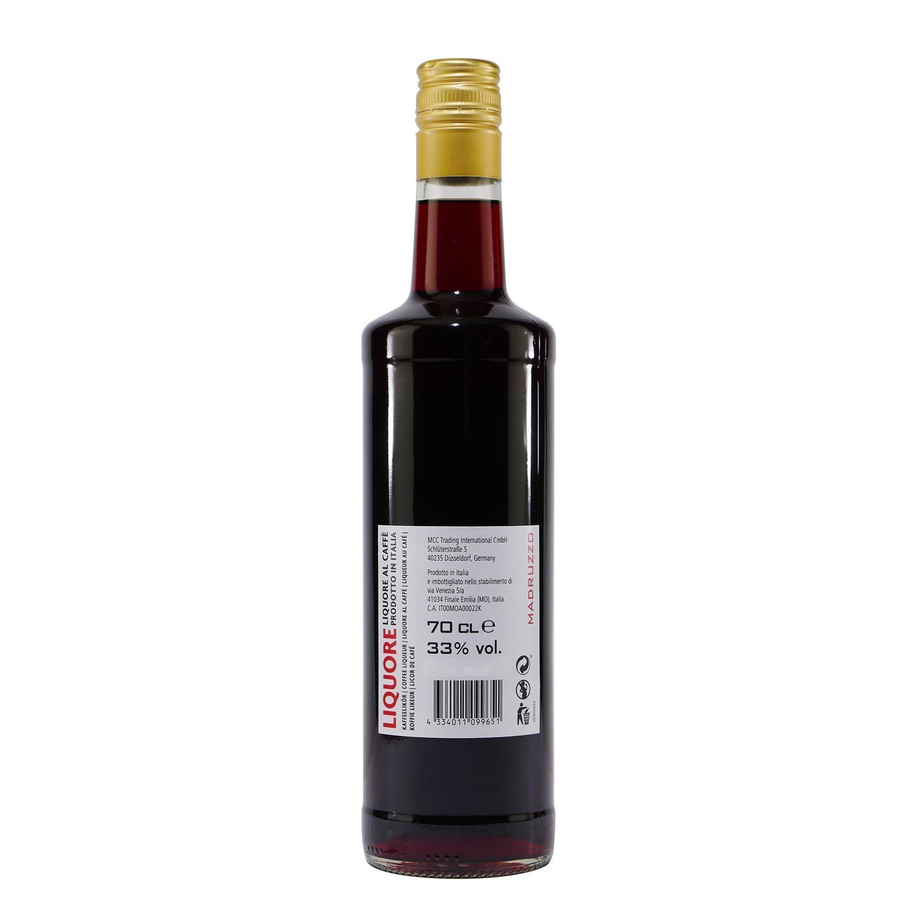 Madruzzo Liquore al Caffé mit Geschenk-Holzkiste