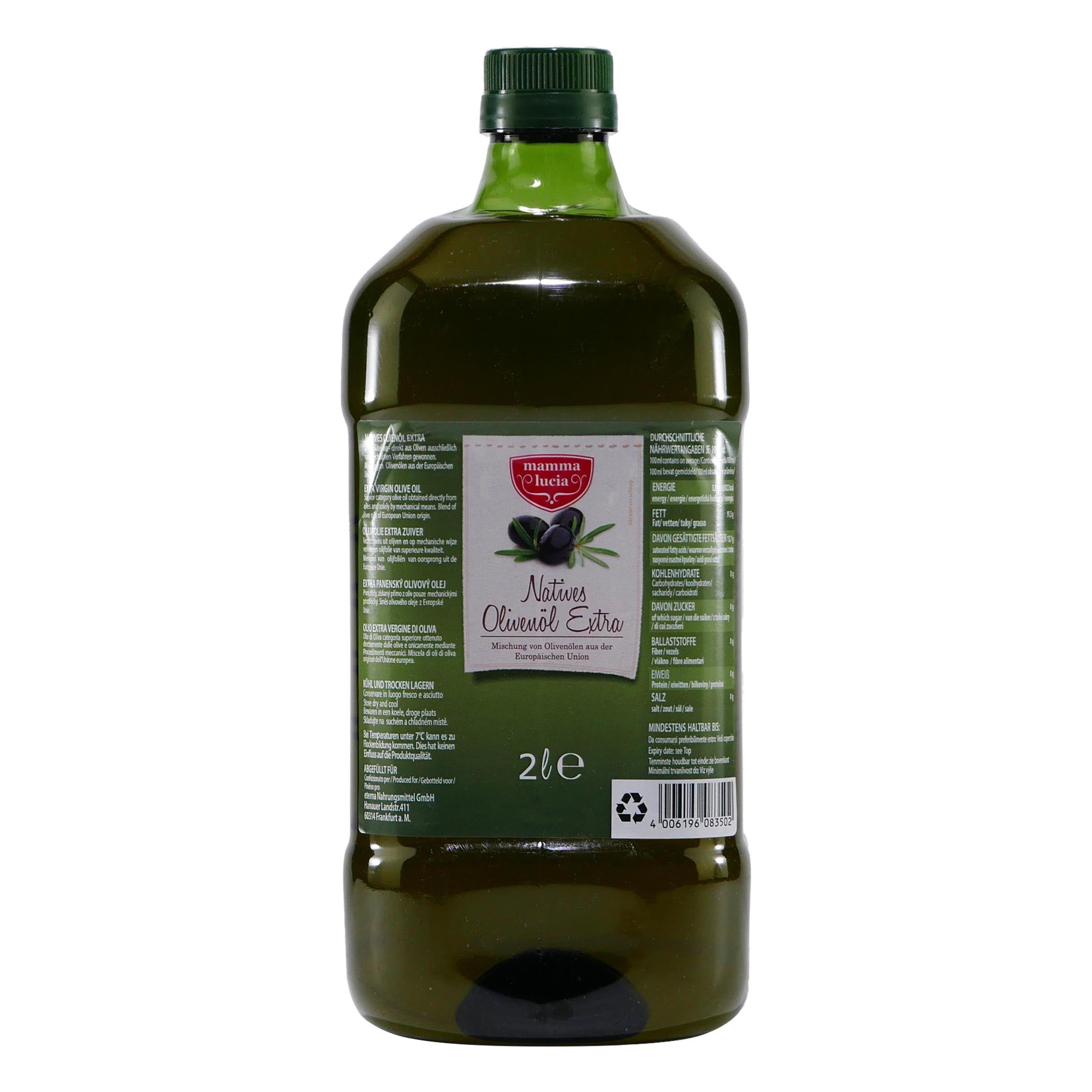 mamma lucia Natives Olivenöl Extra (6 x 2,0L)