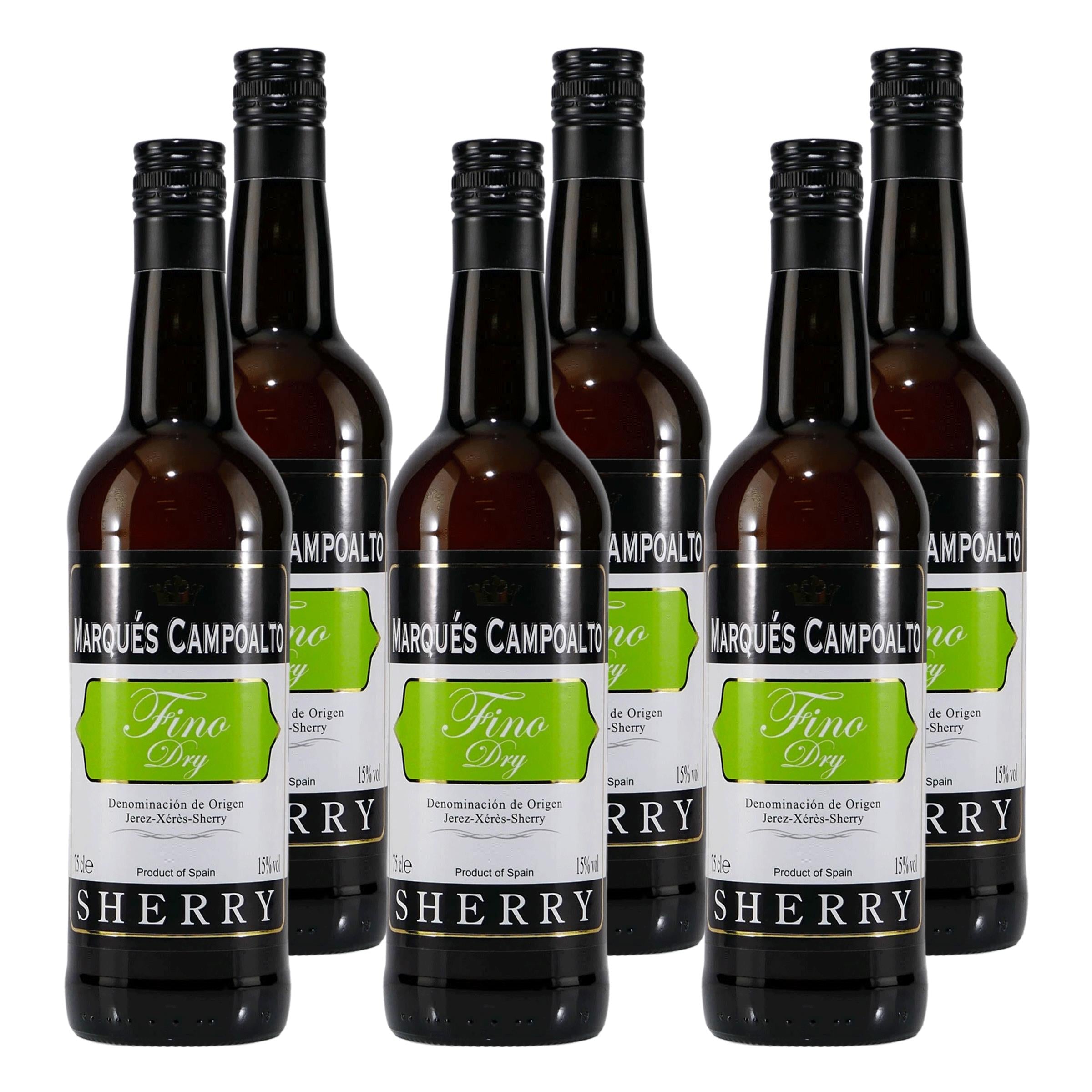 Marqués Campoalto Sherry Fino Dry (6 x 0,75L)