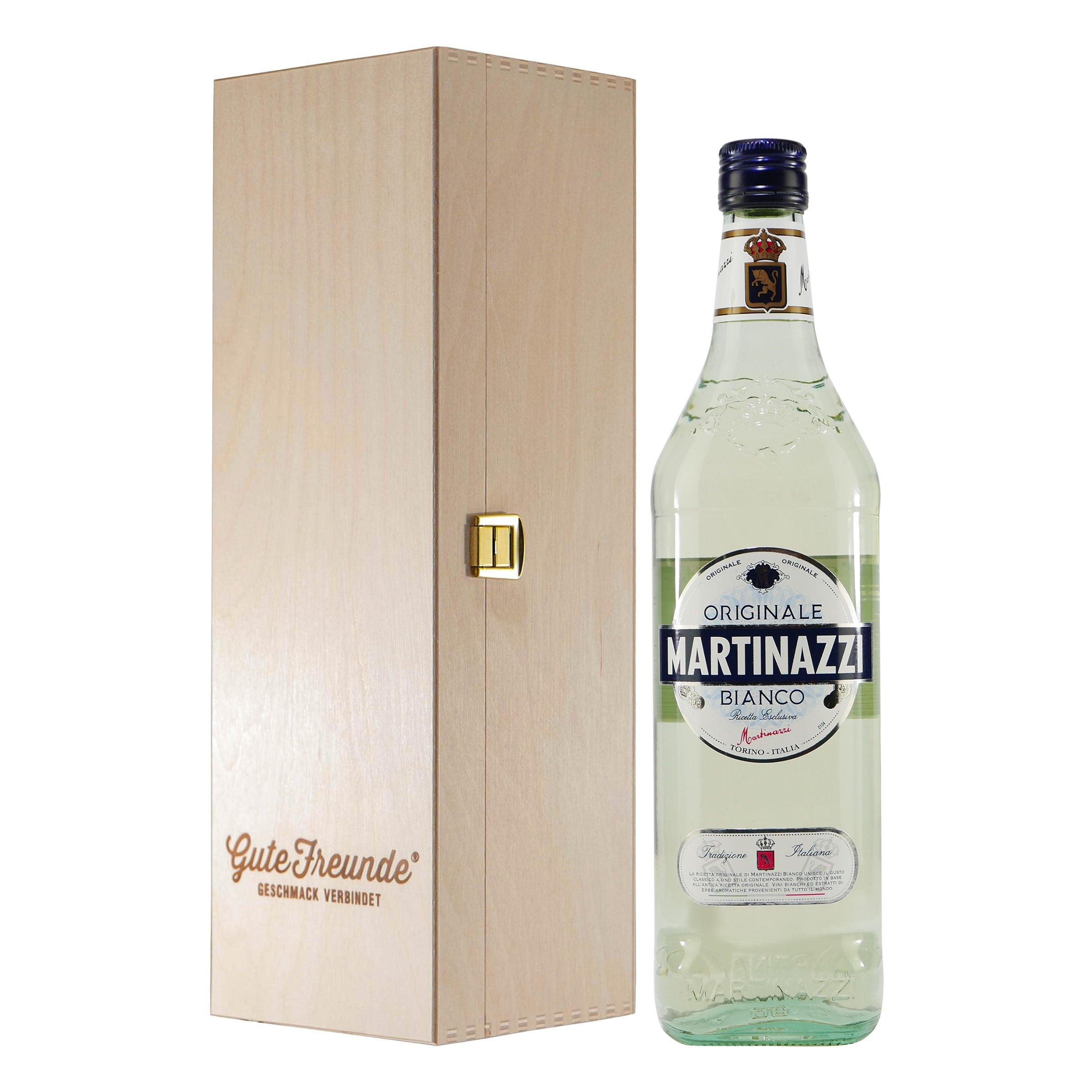 Martinazzi Bianco mit Geschenk-Holzkiste