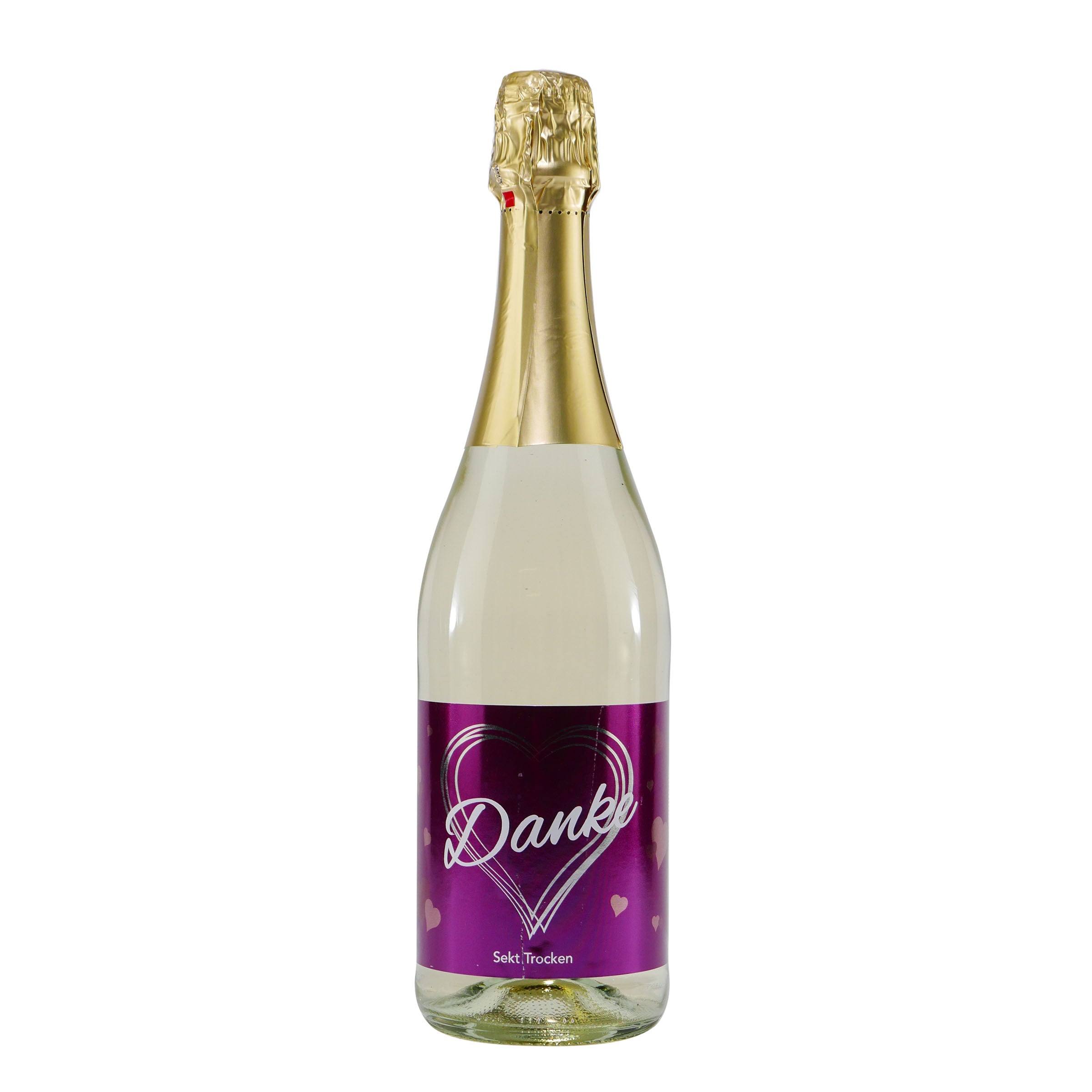 Massard Sekt DANKE -trocken- mit Geschenk-Holzkiste