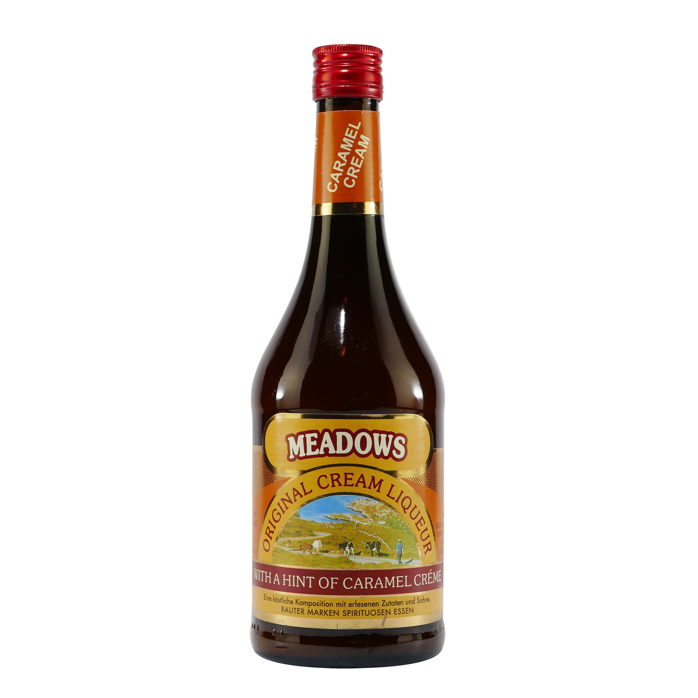 Meadows Cream Liqueur Caramel mit Geschenk-Holzkiste