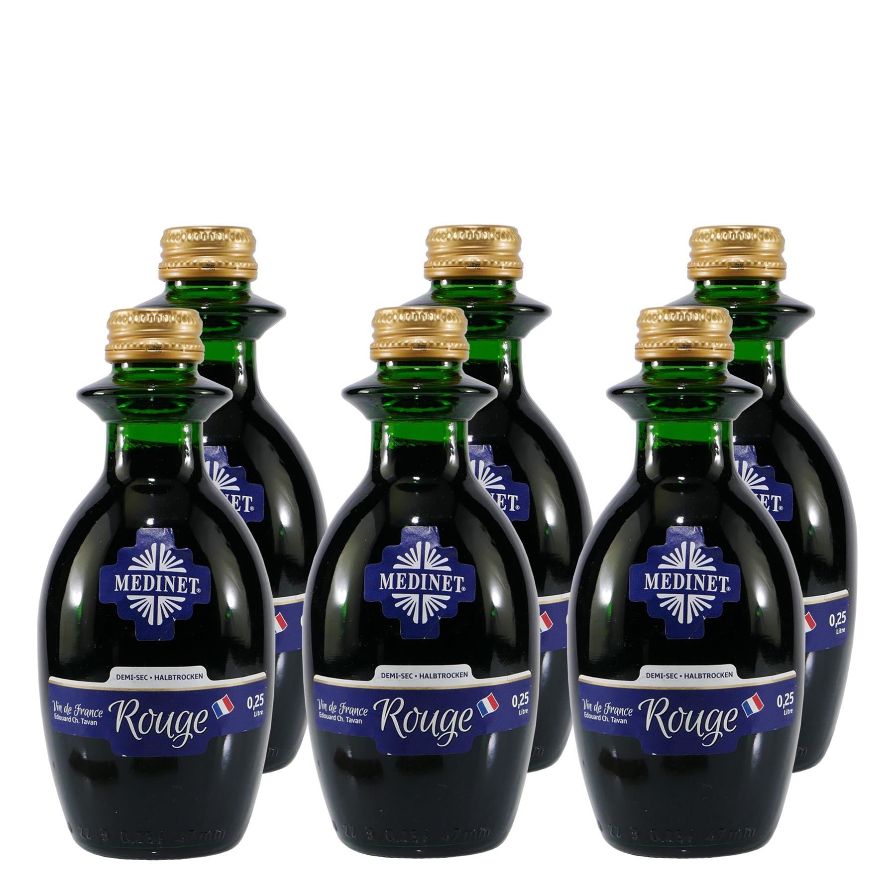 MEDINET Rotwein -halbtrocken- (12 x 0,25L)