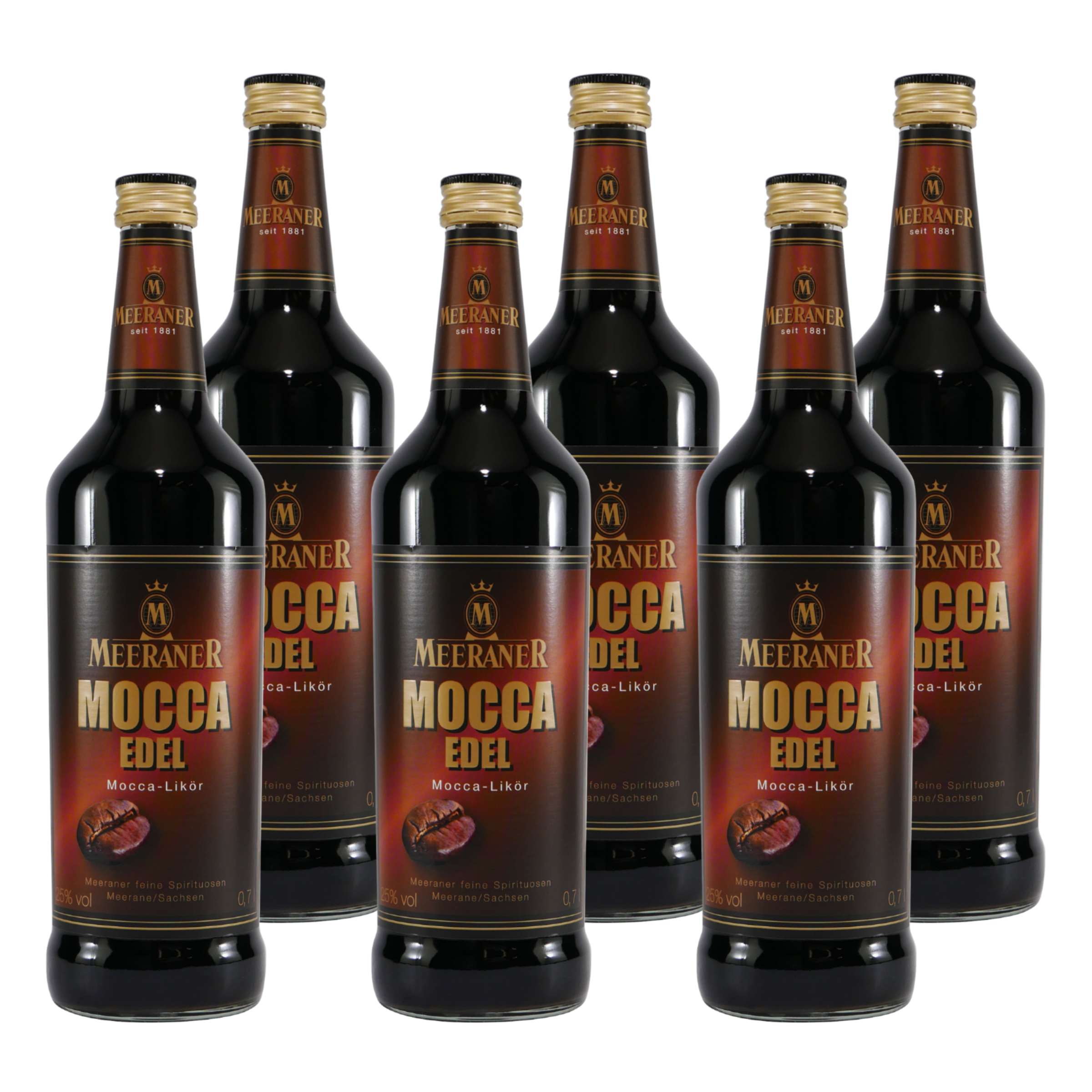 Meeraner Mocca Edel Likör (6 x 0,7L)