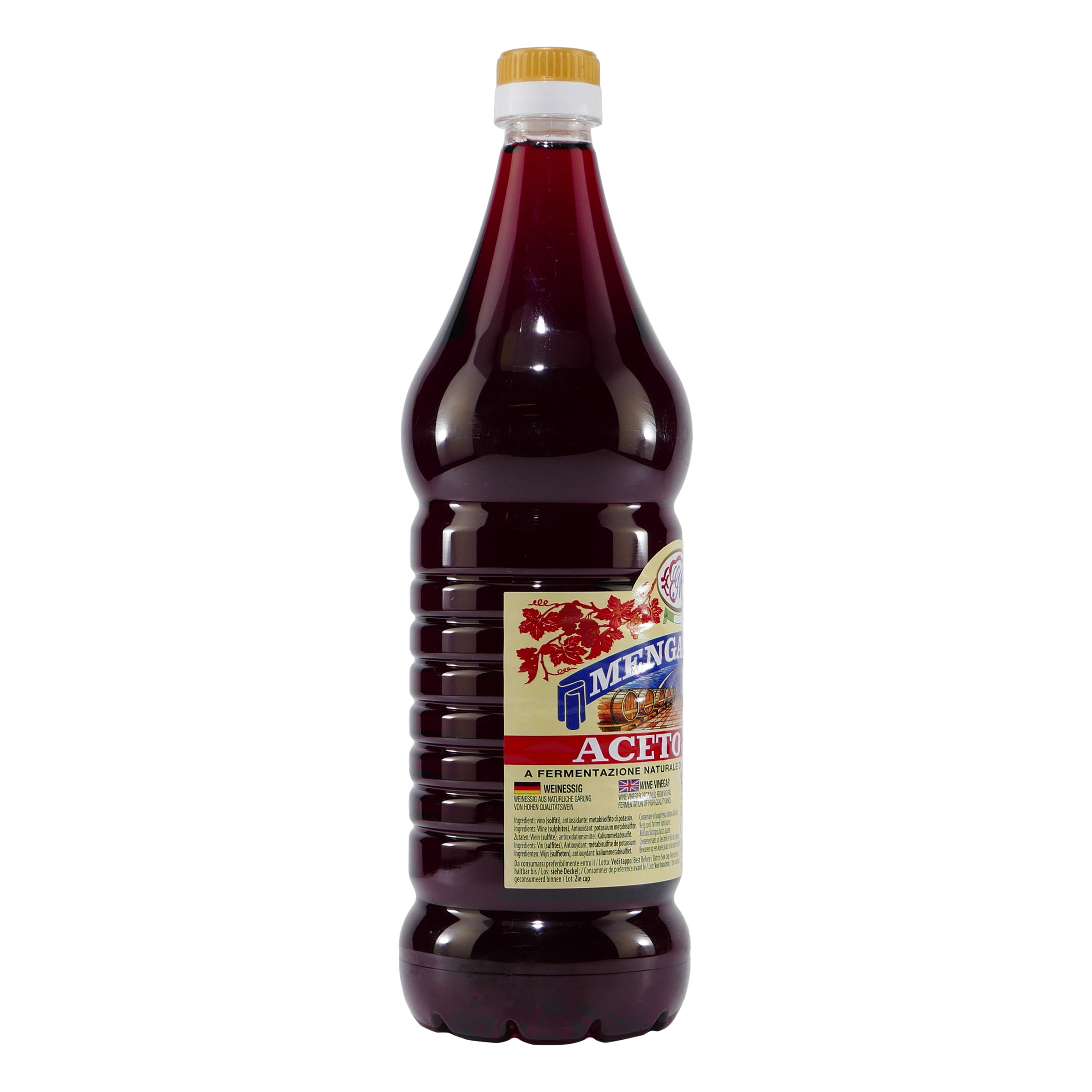 Mengazzoli Rotwein-Essig (12 x 1,0L)