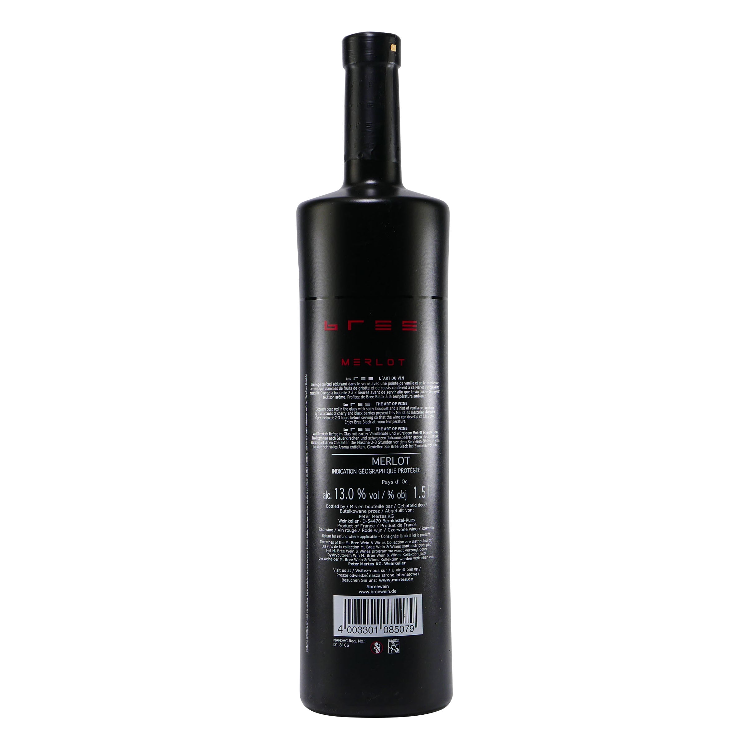Bree Black Edition Merlot IGP -trocken- (6 x 1,5L)