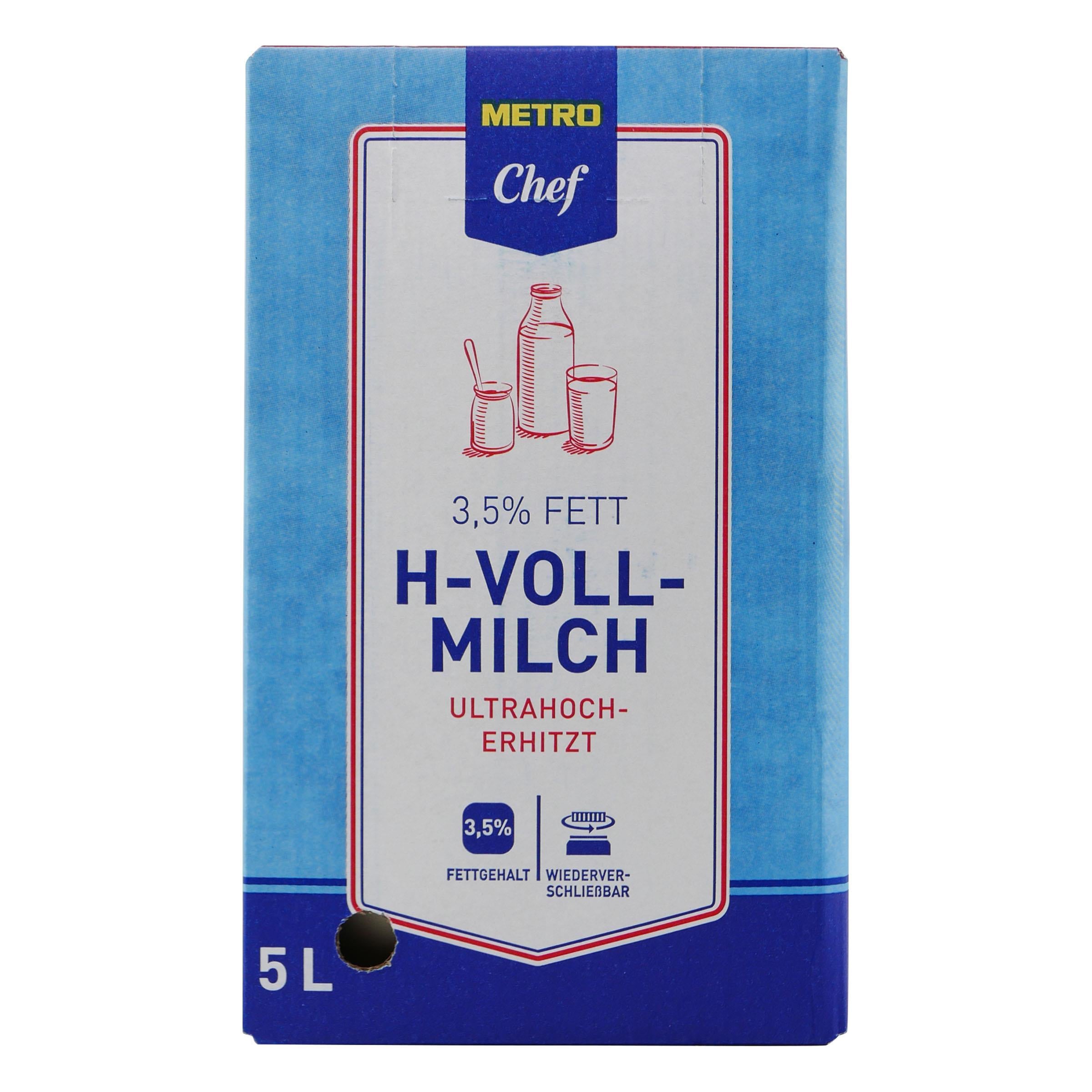 M.C. Haltbare Vollmilch 3,5% Fett BIB 5L