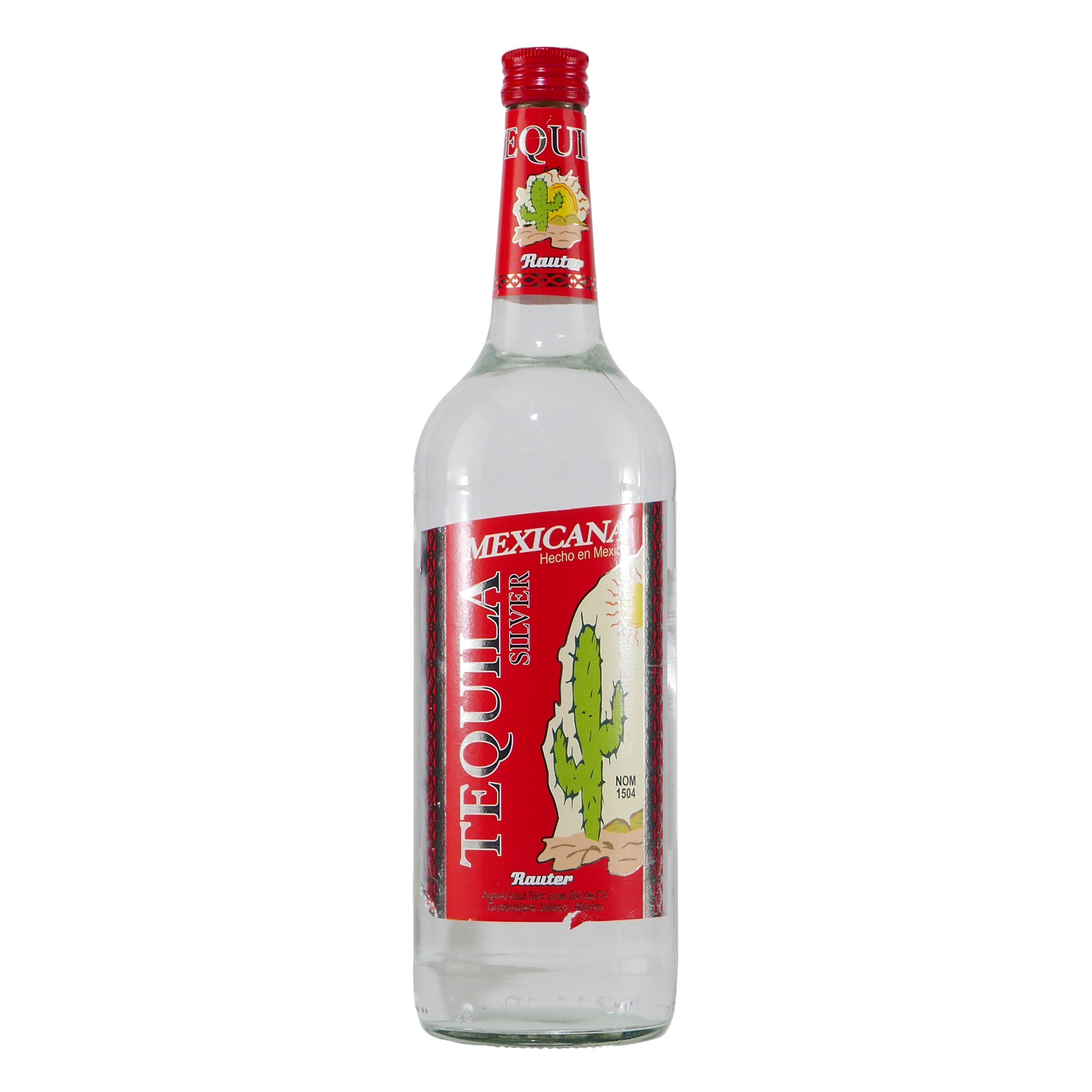 Rauter Tequila Mexicana Silver mit Geschenk-Holzkiste