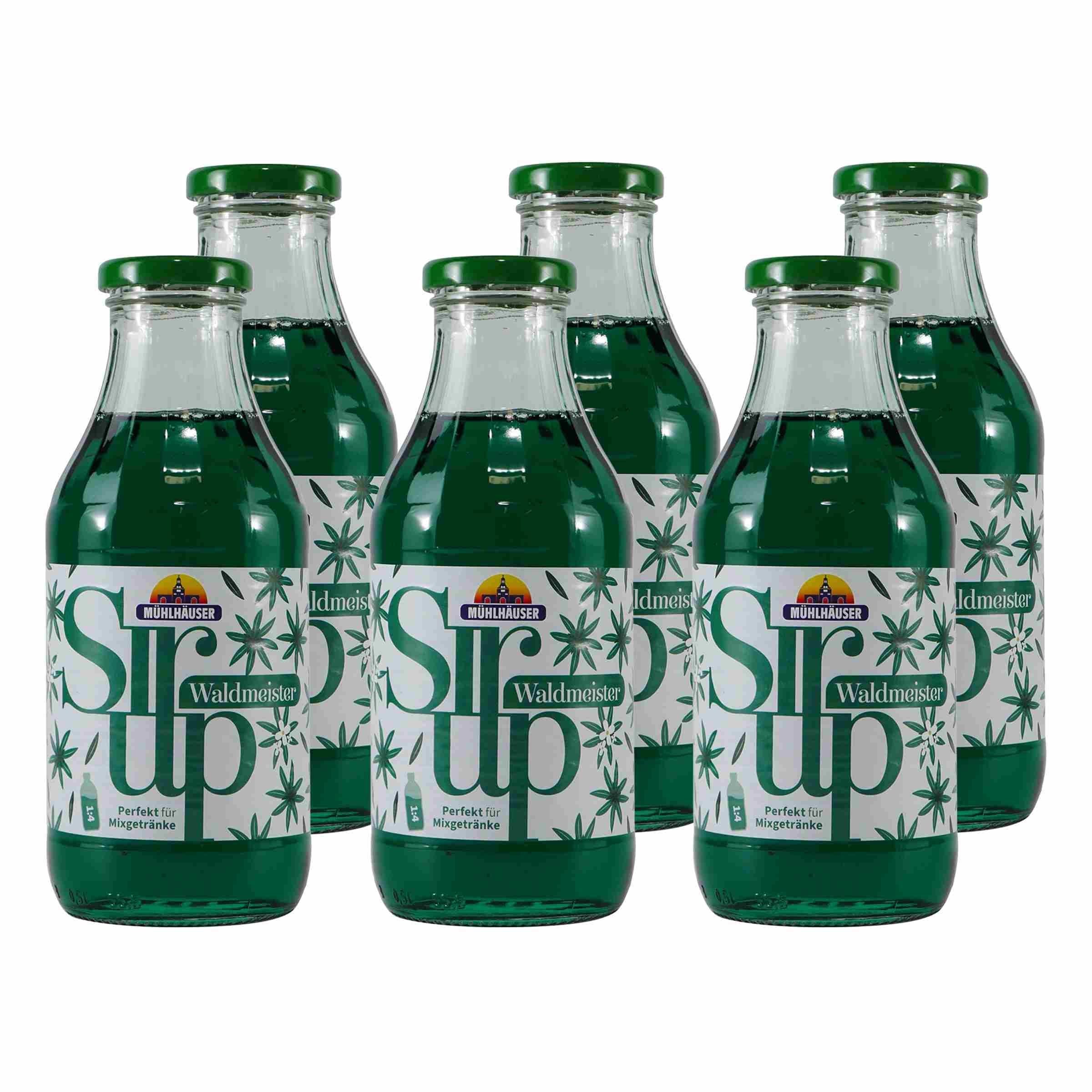 Mühlhäuser Waldmeister Getränkesirup (12 x 0,5L)