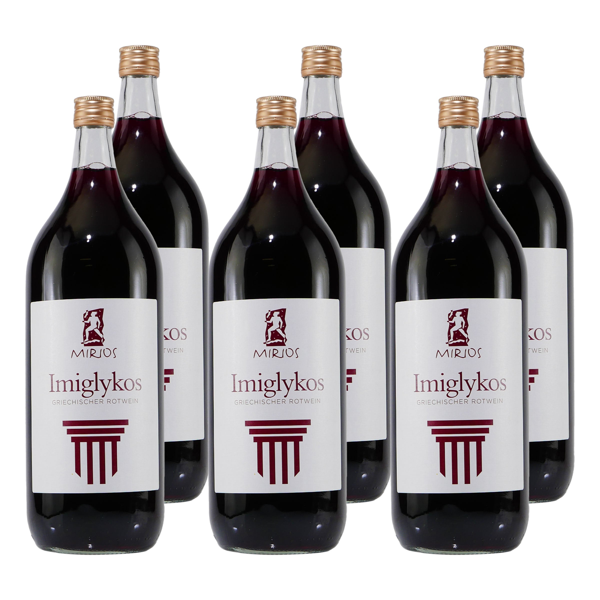 Mirios Imiglykos Rotwein (6 x 2,0L)