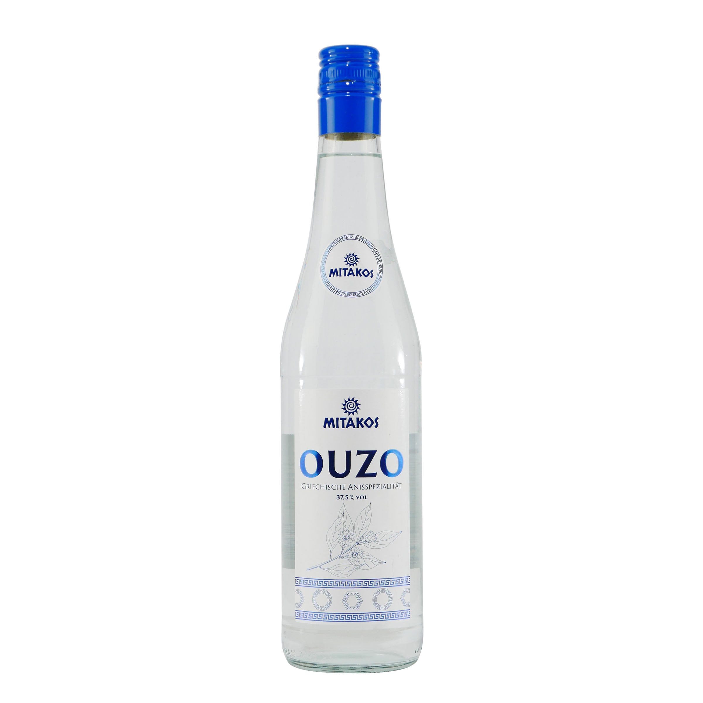 Mitakos Ouzo mit Geschenk-Holzkiste