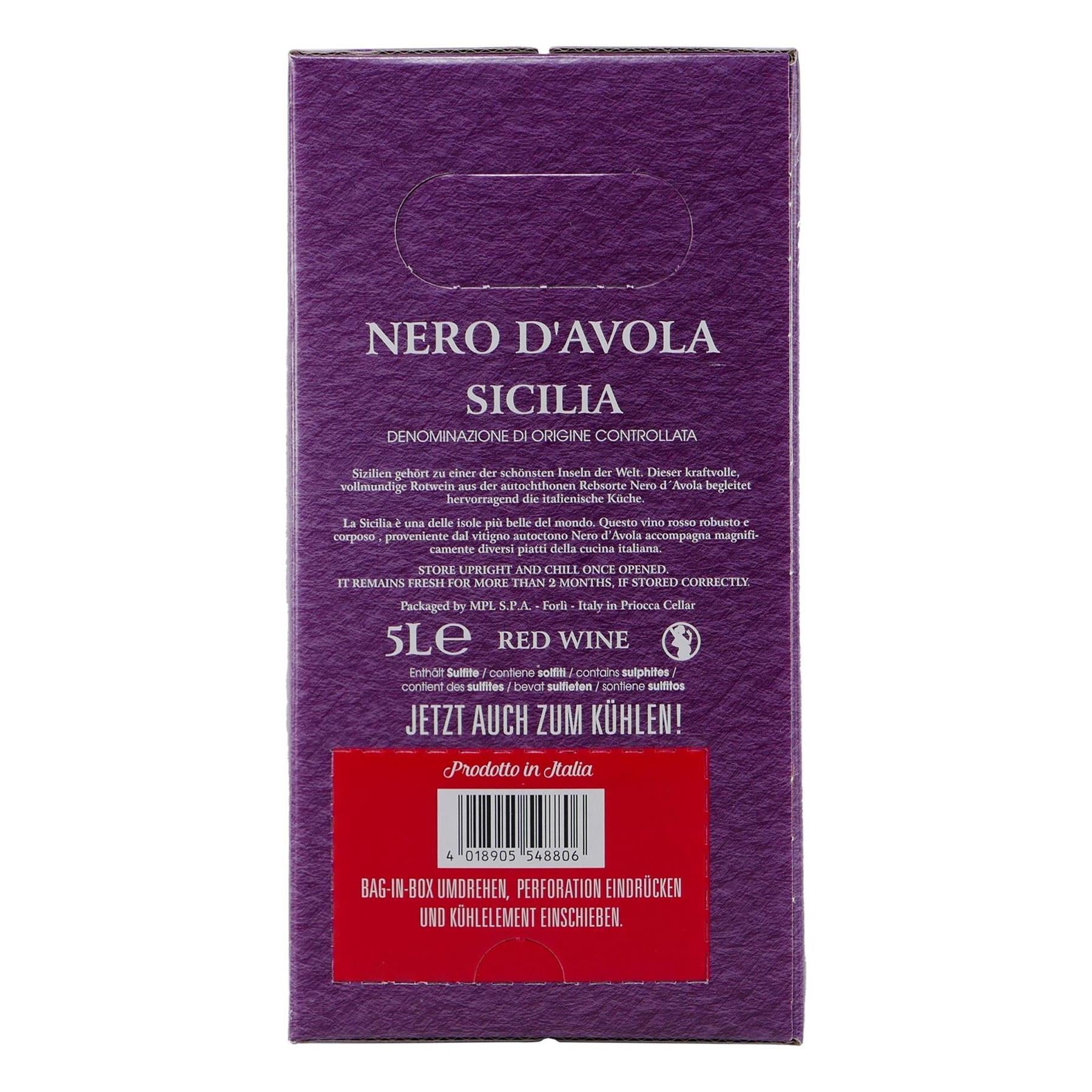 Casalina di Siziano Nero d´Avola  trocken- 5L BIB