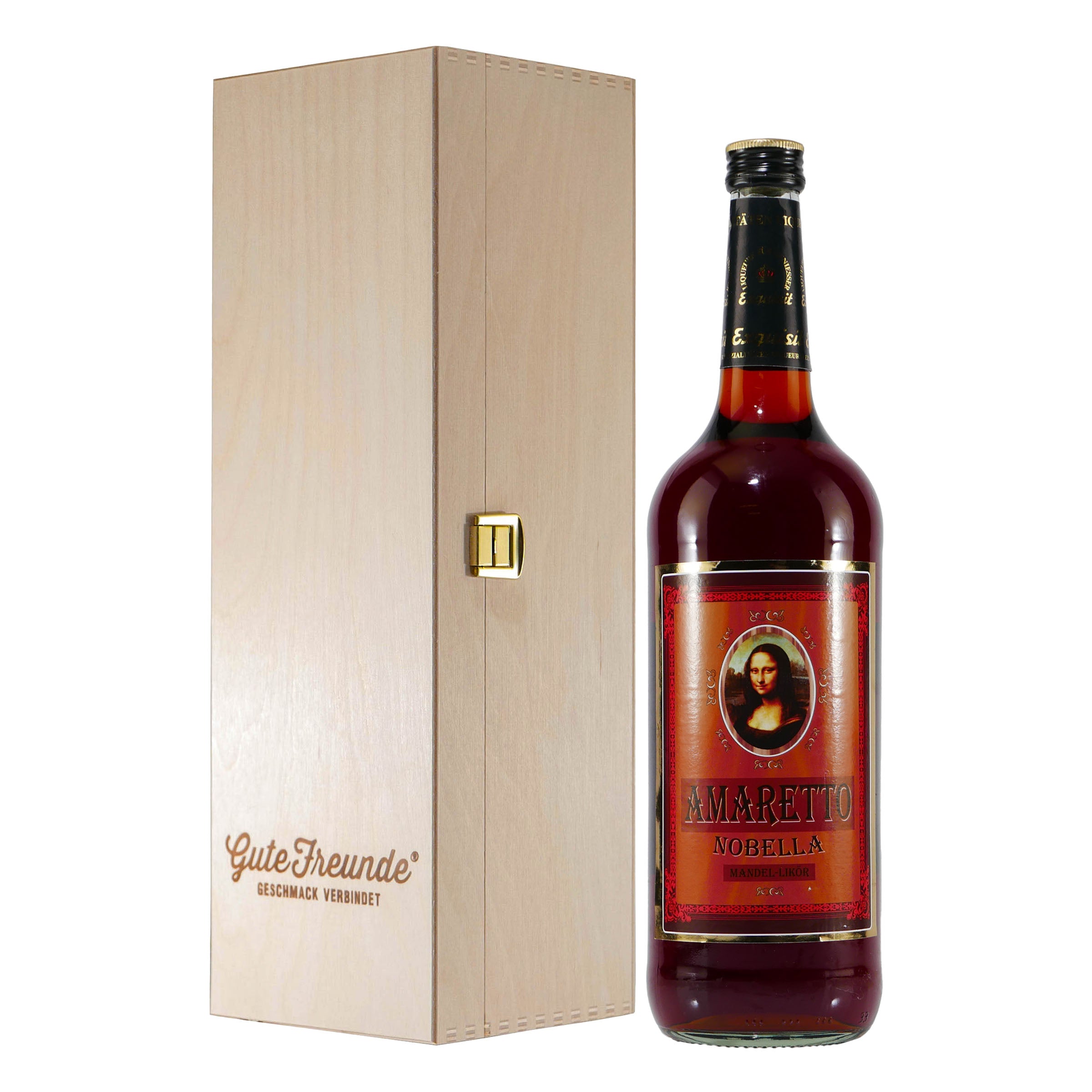 Rauter Amaretto Nobella Mandellikör mit Geschenk-HK