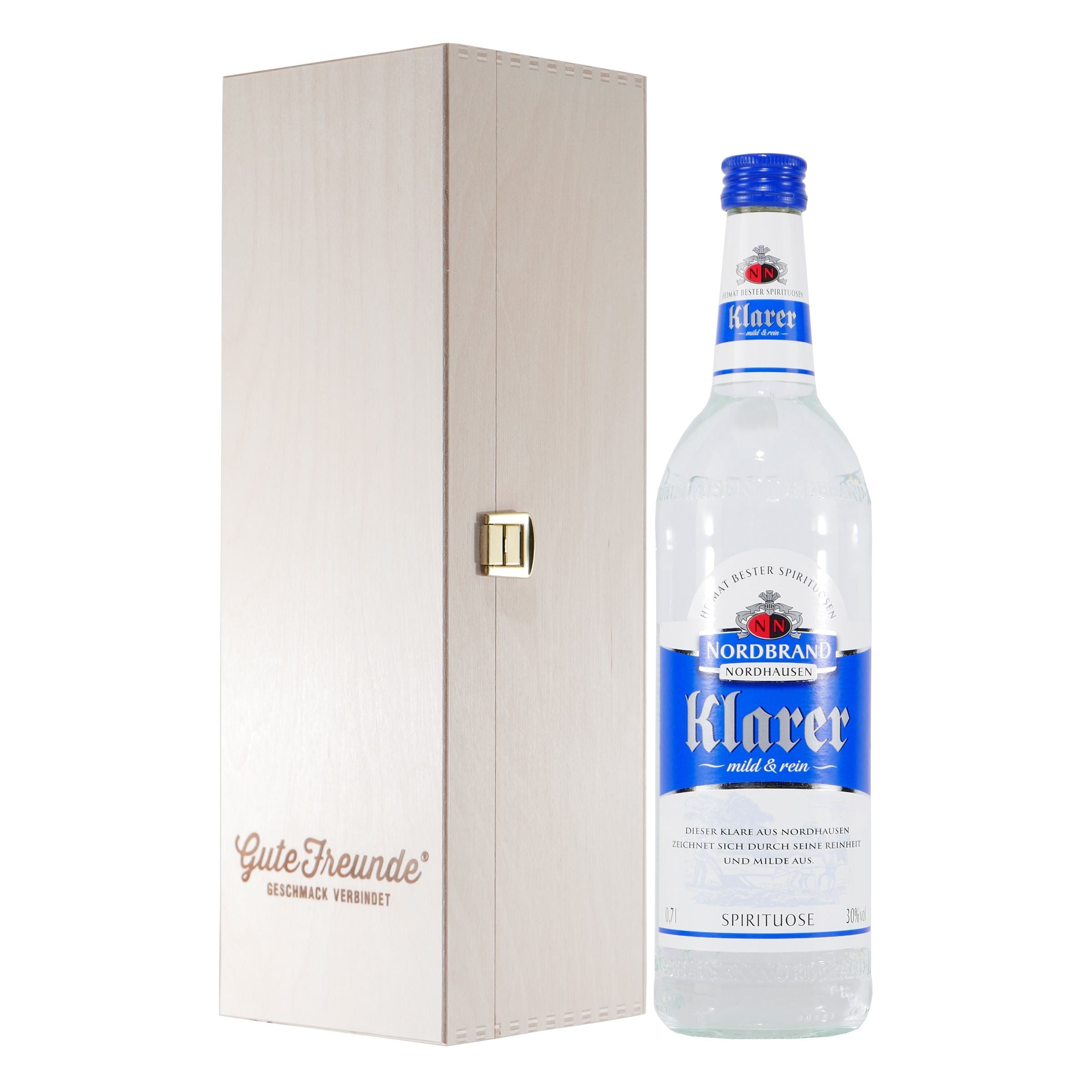 Nordbrand Klarer mit Geschenk-Holzkiste