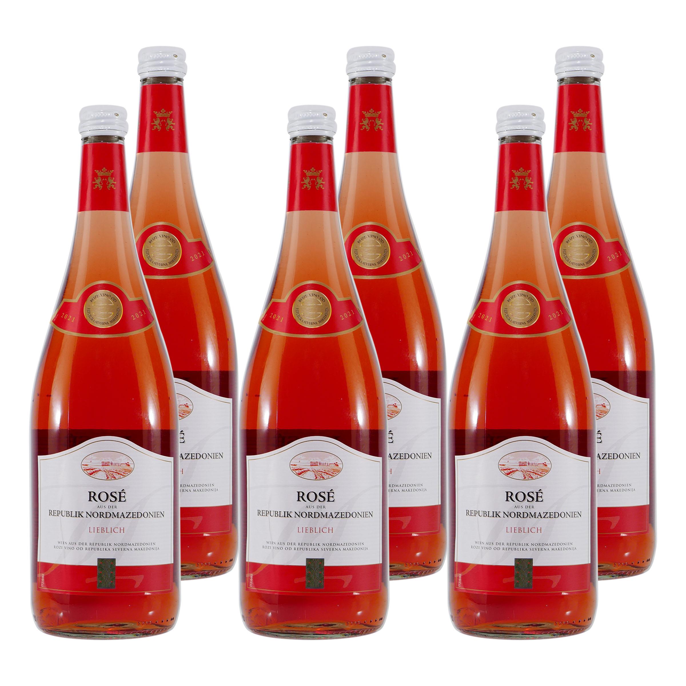 Nordmazedonischer Roséwein Lieblich (6 x 1,0L)