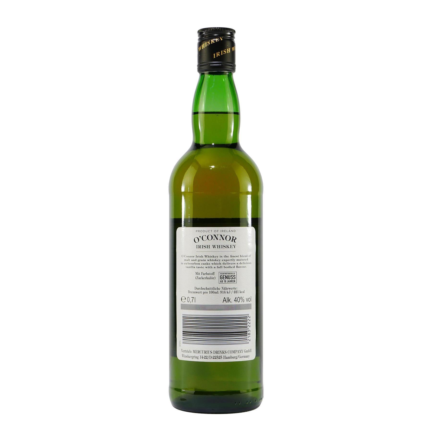 O´Conner Irish Whiskey mit Geschenk-Holzkiste