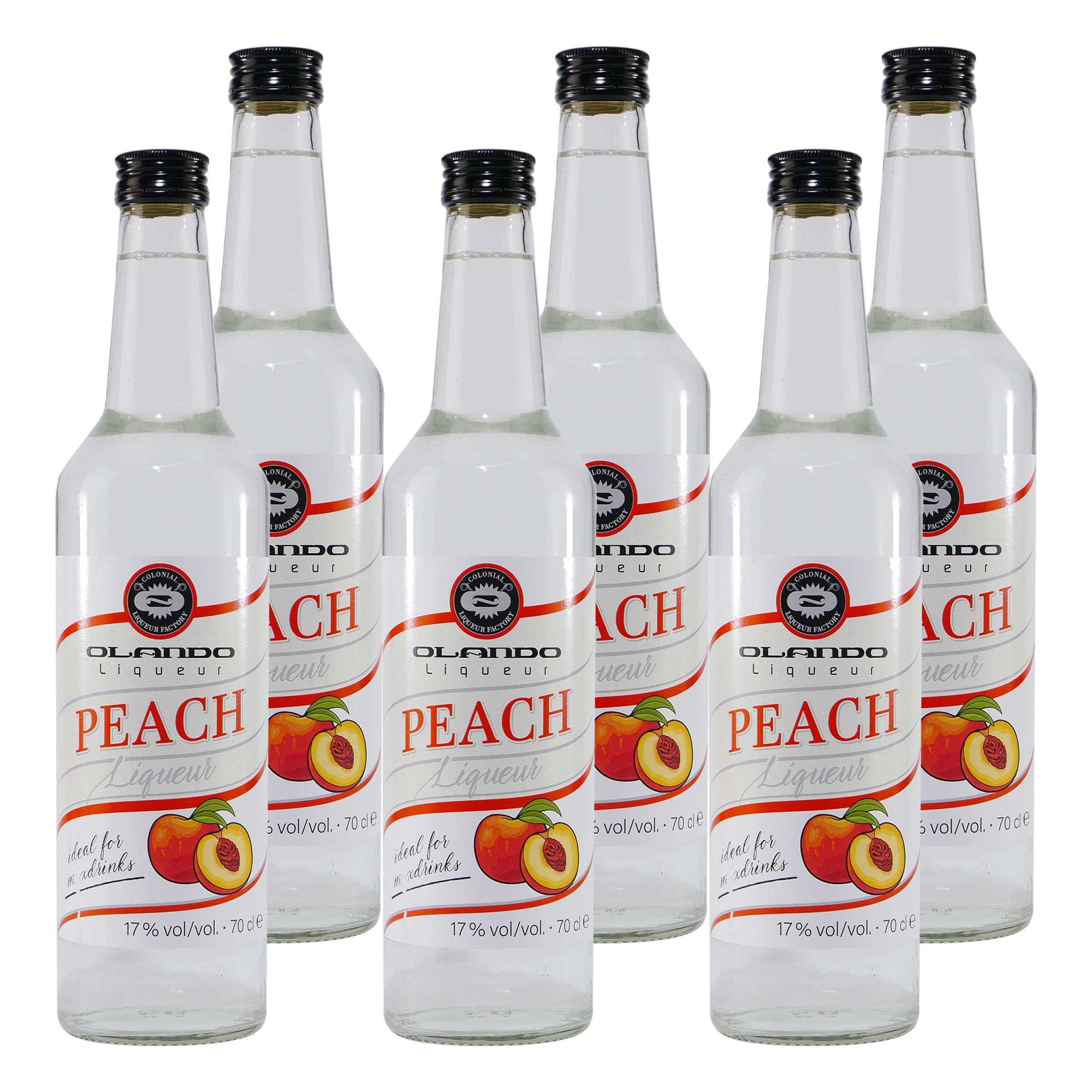 Olando Peach Liqueur (6 x 0,7L)
