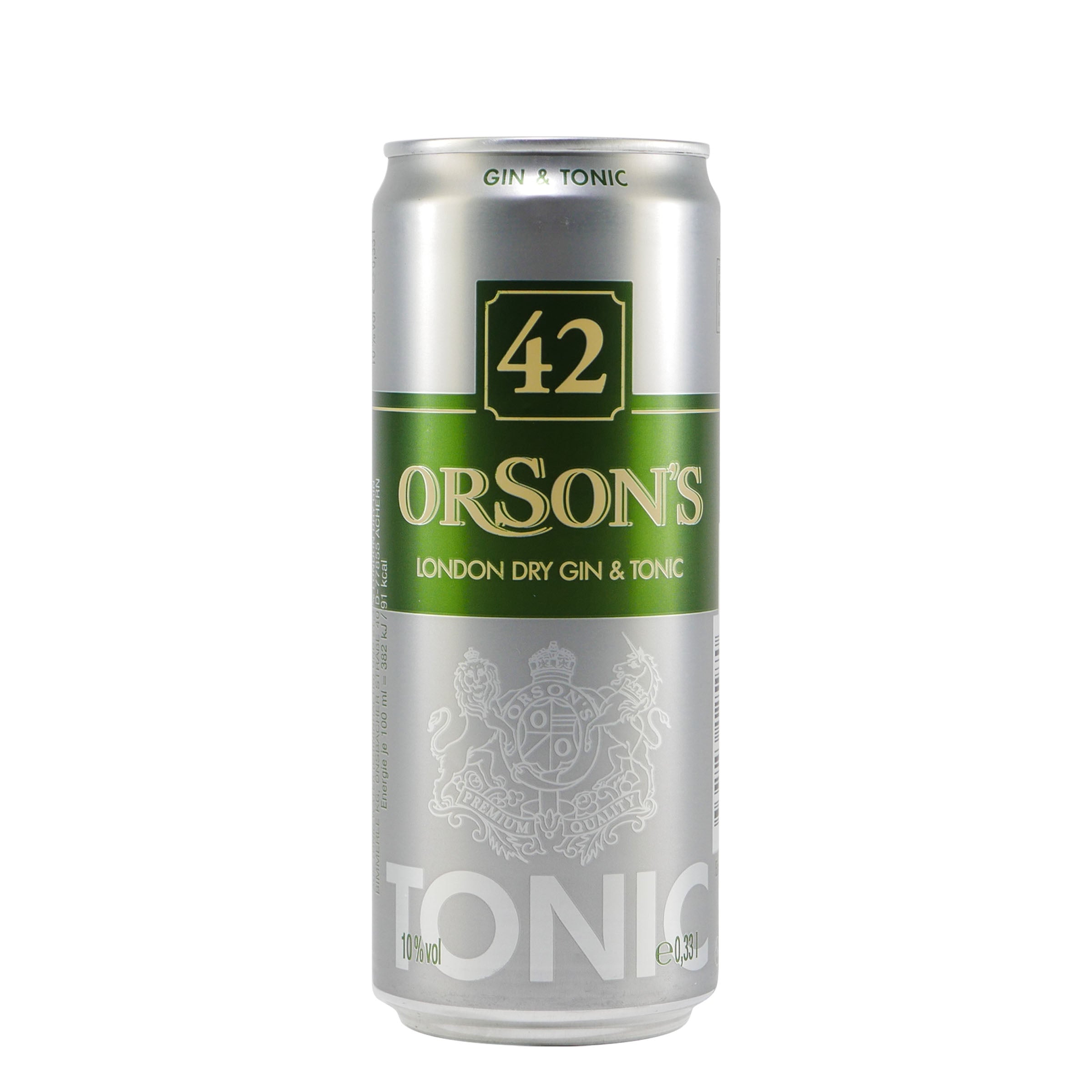 Orson´s London Dry Gin & Tonic (12 x 0,33L)