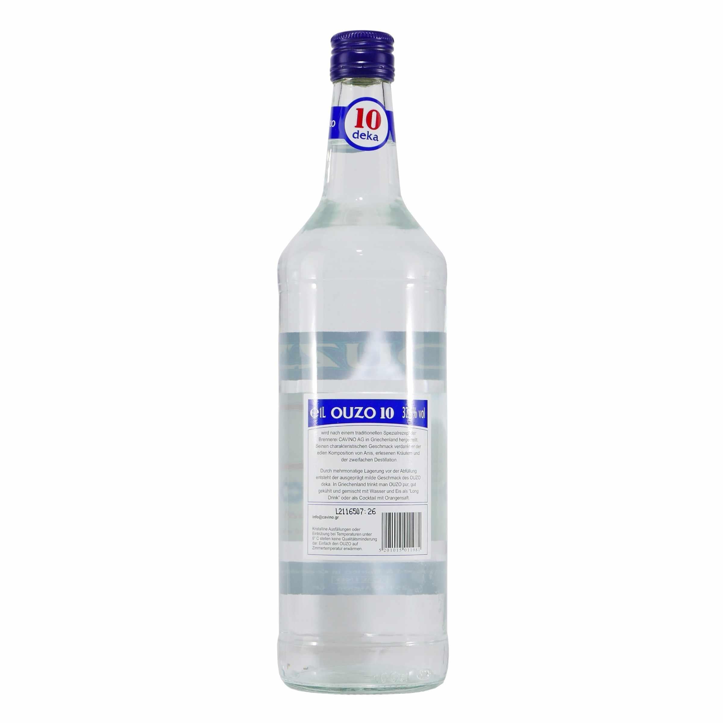 Ouzo Deka 10 mit Geschenk-Holzkiste