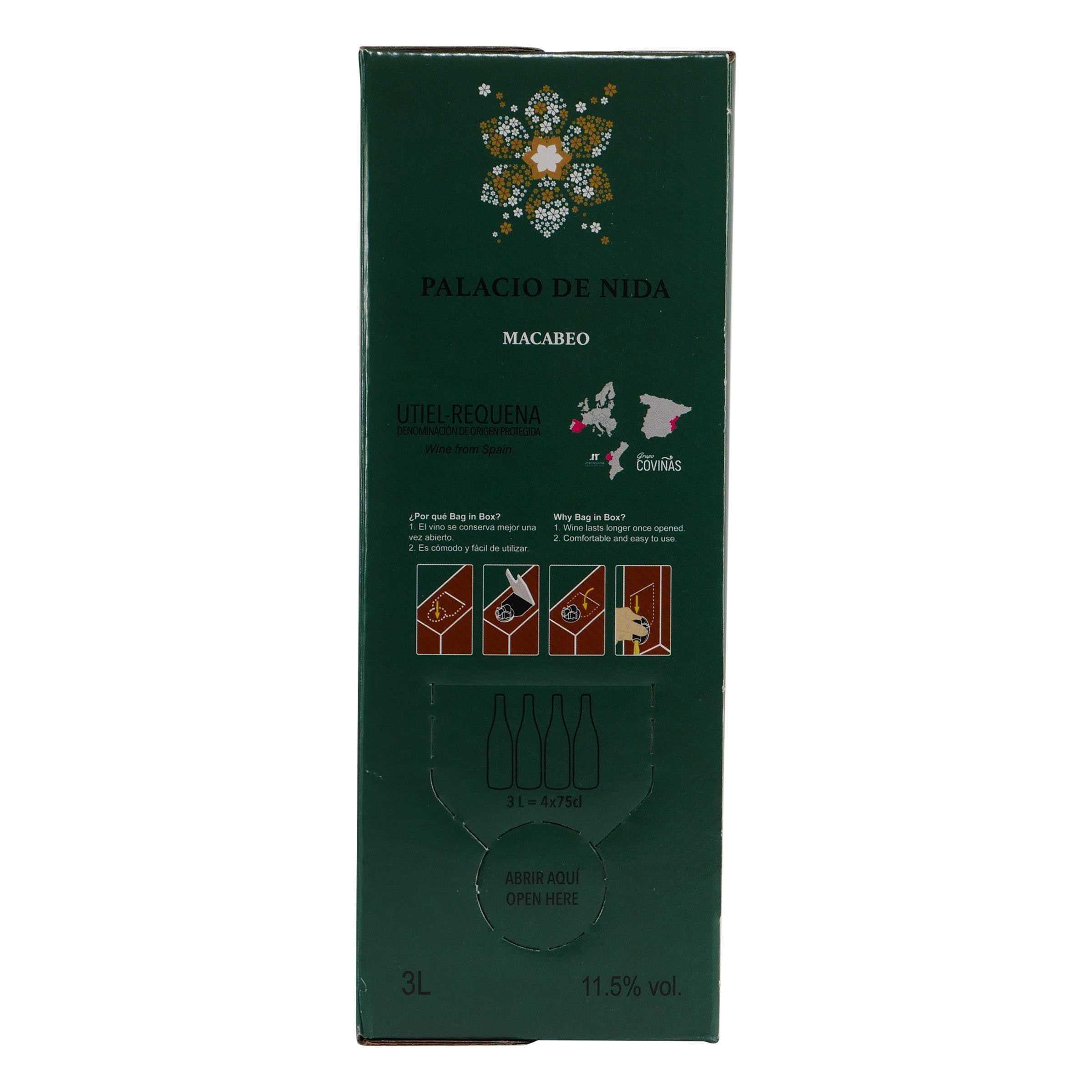 Palacio de Nida Macabeo -trocken- 3,0L BIB