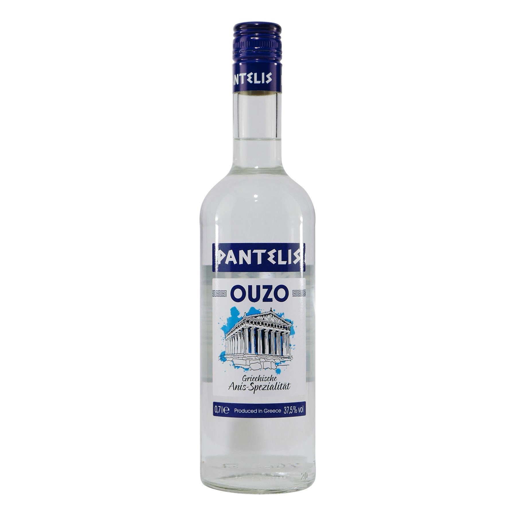 Pantelis Ouzo mit Geschenk-Holzkiste