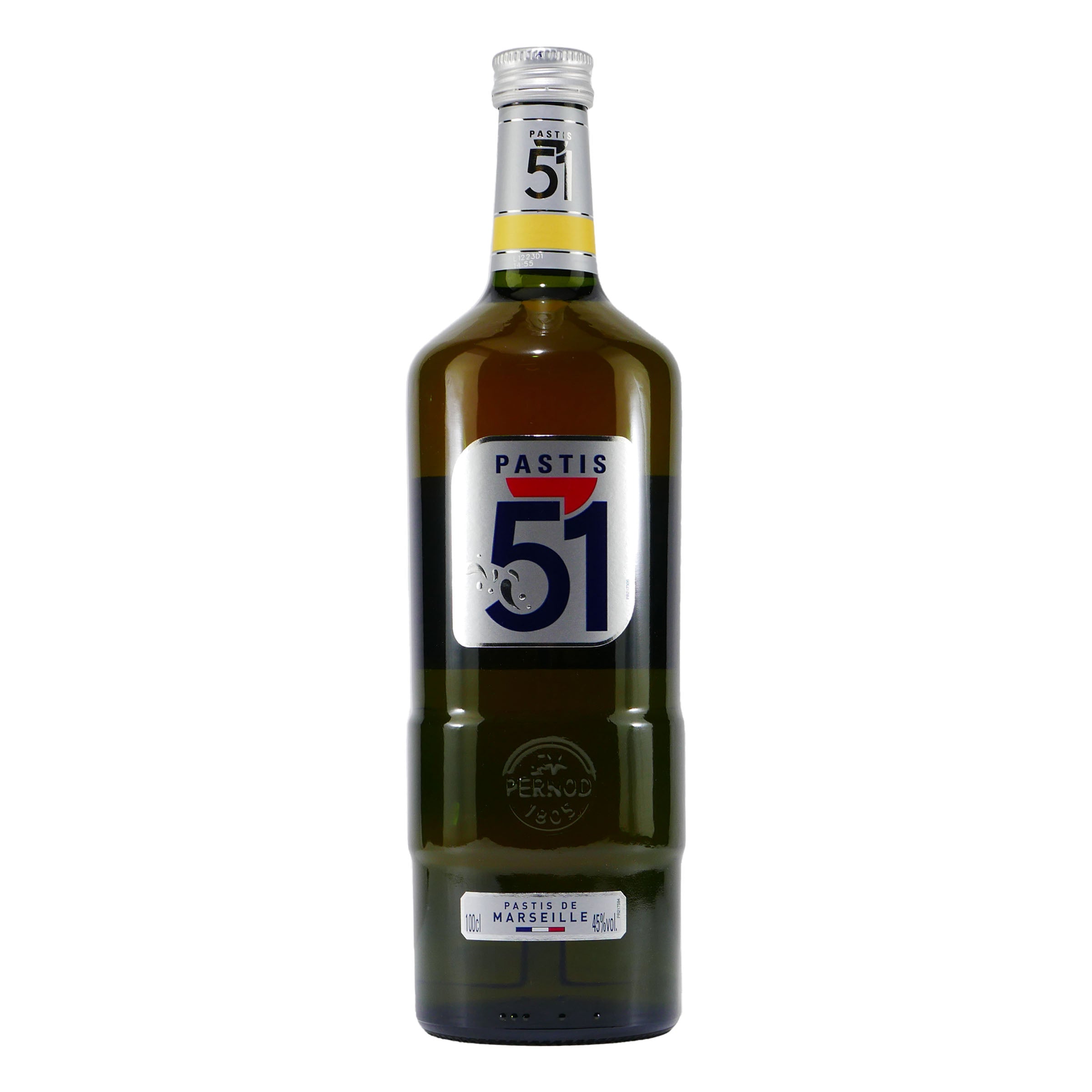 Pernod Pastis 51 Anislikör mit Geschenk-Holzkiste