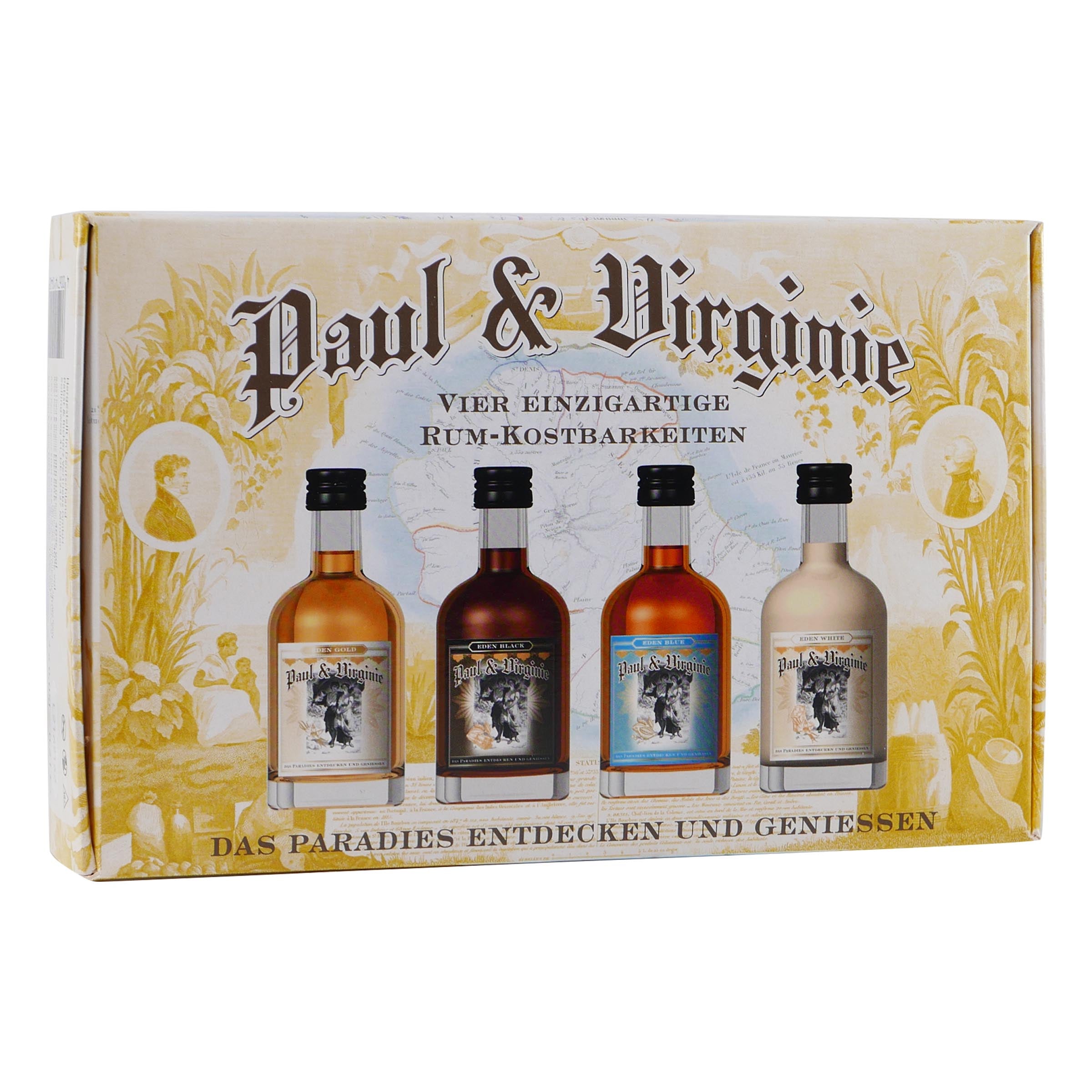 Paul & Virginie Rum-Tasting Set (4 x 0,05L)