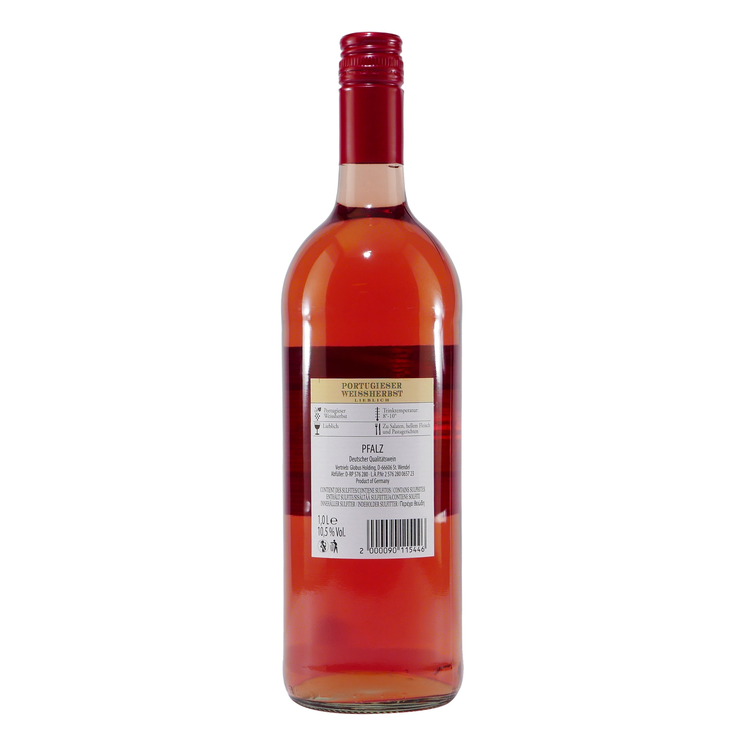 Pfalz Portugieser Weissherbst Roséwein (6 x 1,0L)