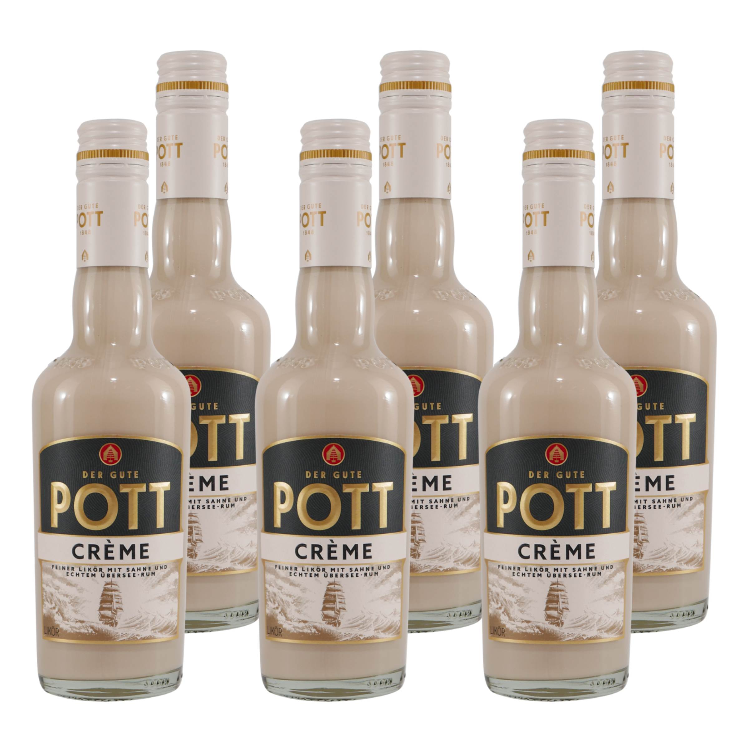 Pott Créme Likör (6 x 0,35L)
