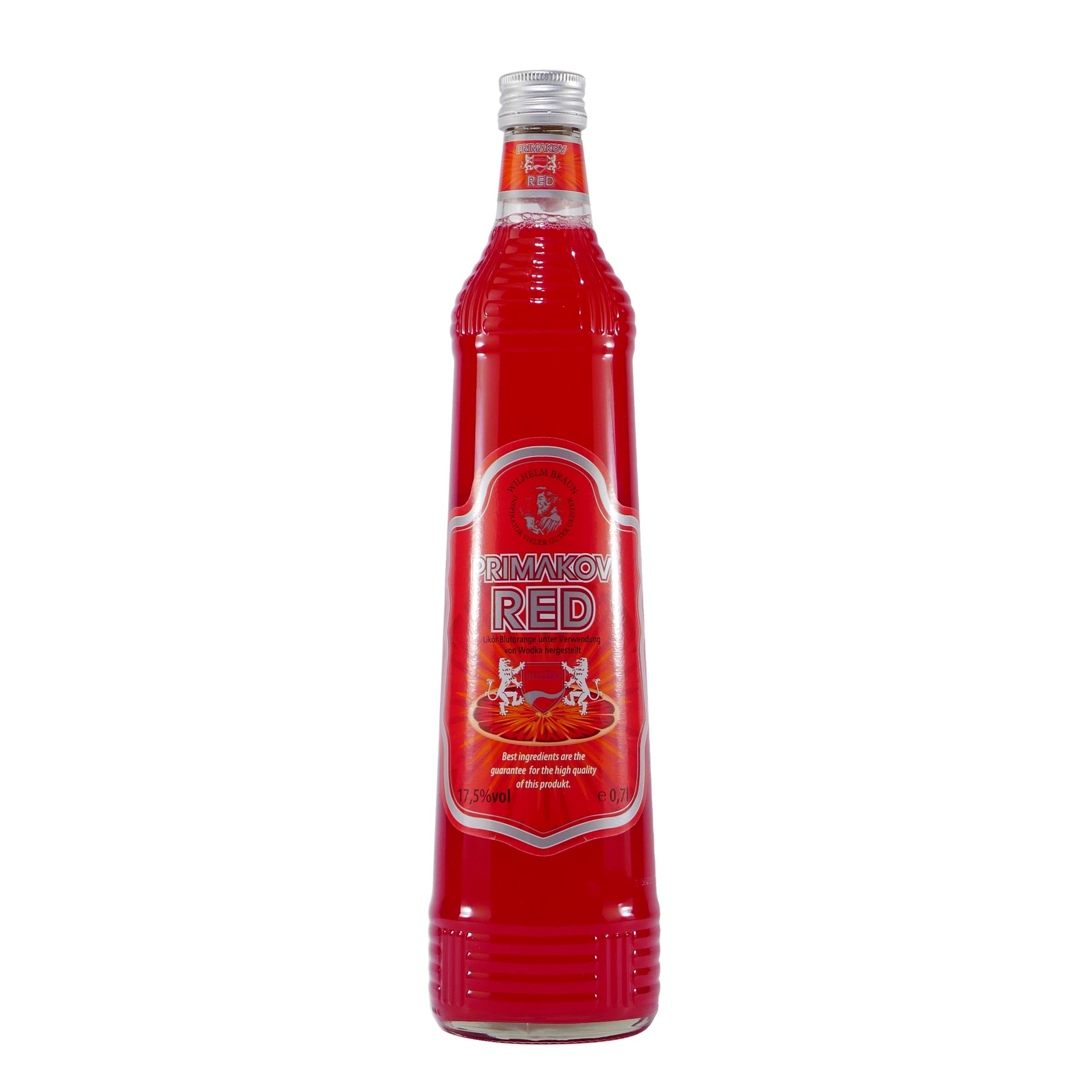 Primakov Red Blutorangen-Likör (6 x 0,7L)