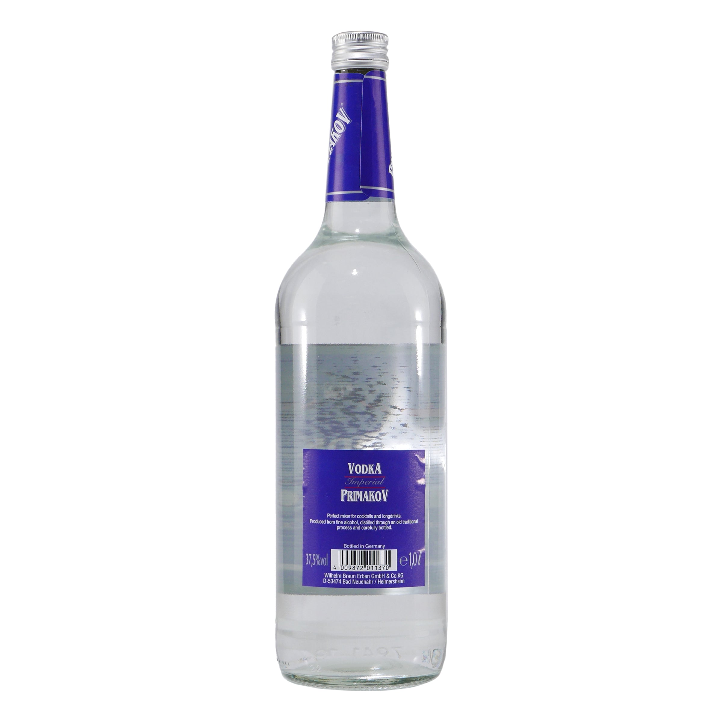 Primakov Vodka Imperial mit Geschenk-Holzkiste