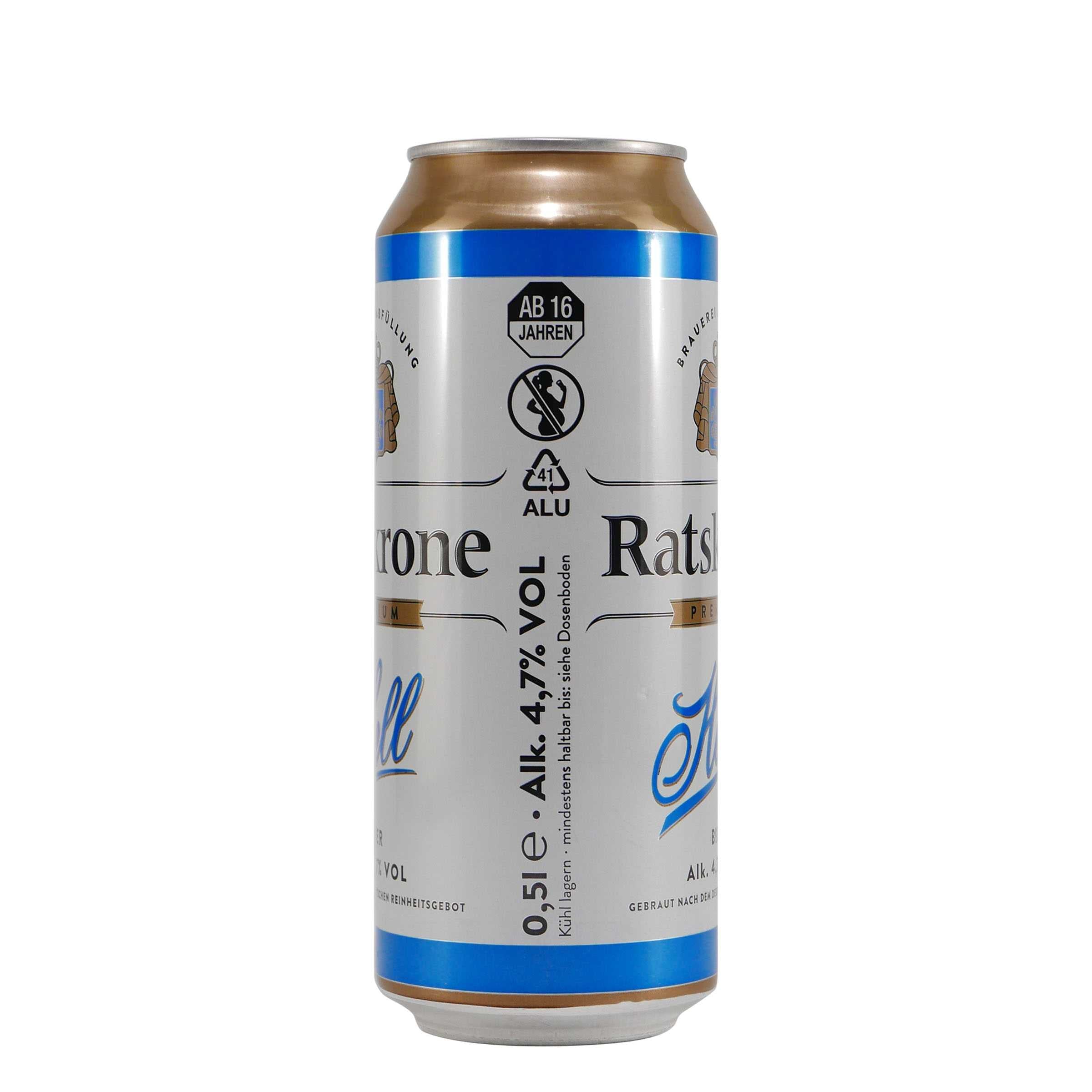 Ratskrone Helles (24 x 0,5L) EINWEG