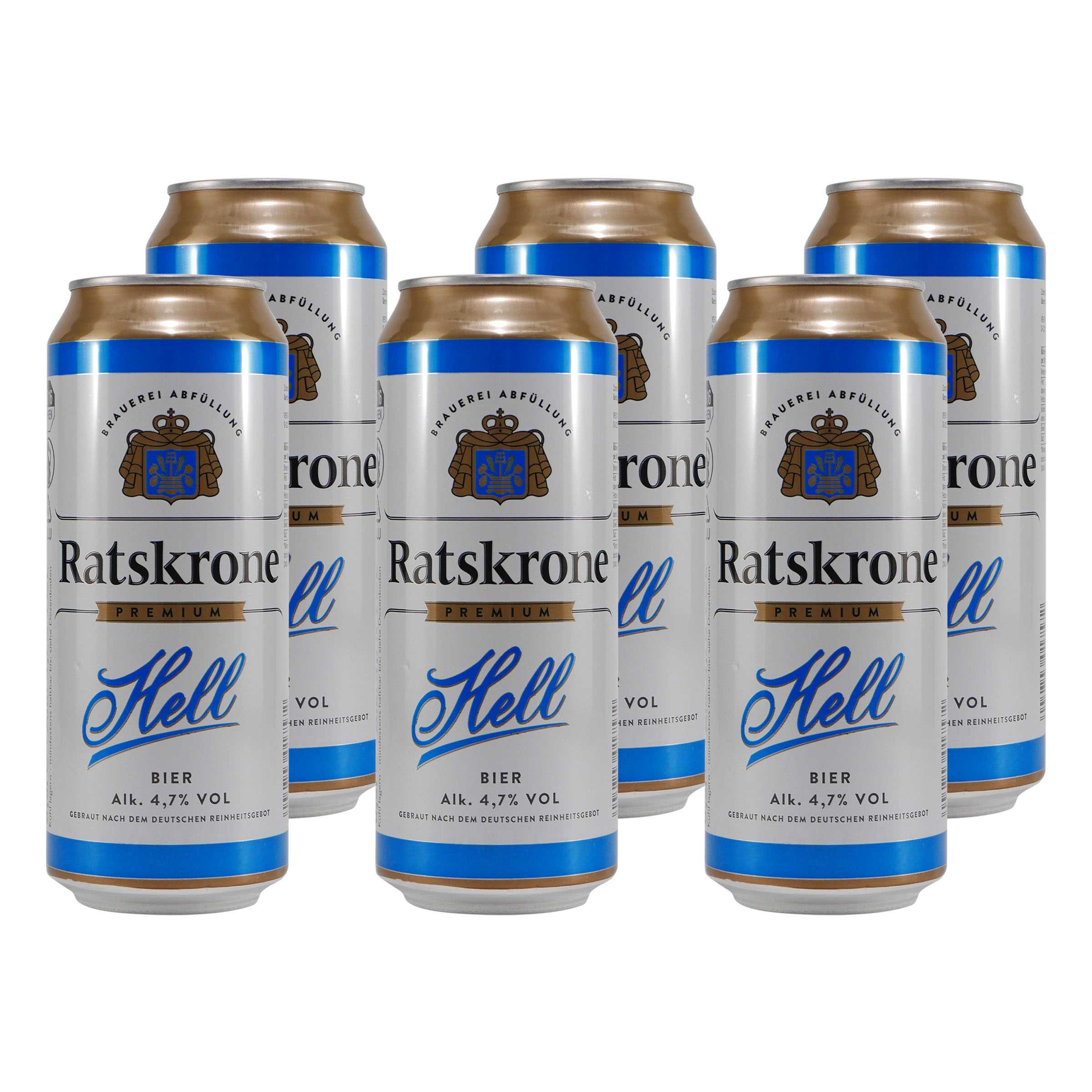 Ratskrone Helles (24 x 0,5L) EINWEG