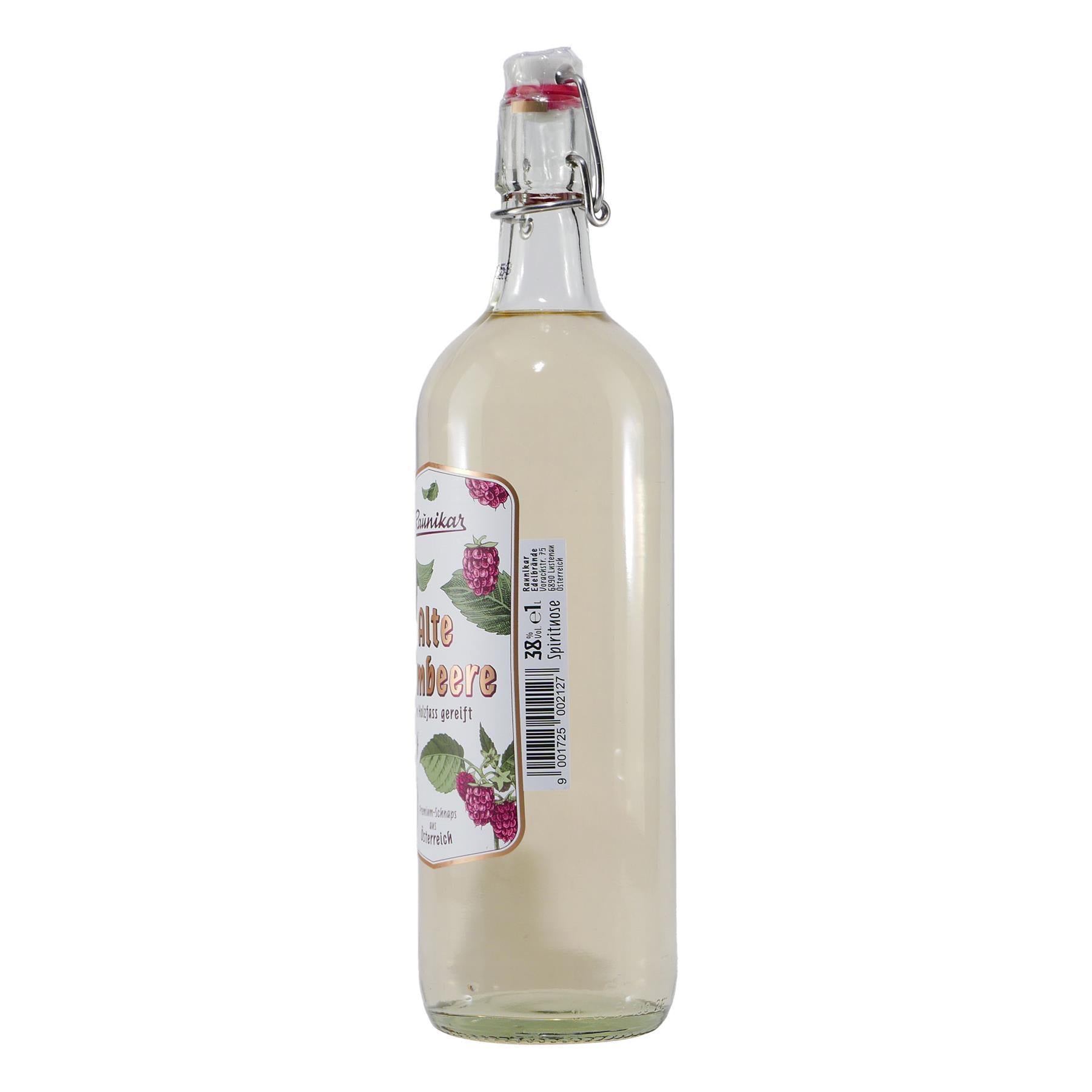 Raunikar Alte Himbeere Obstbrand mit Geschenk-HK