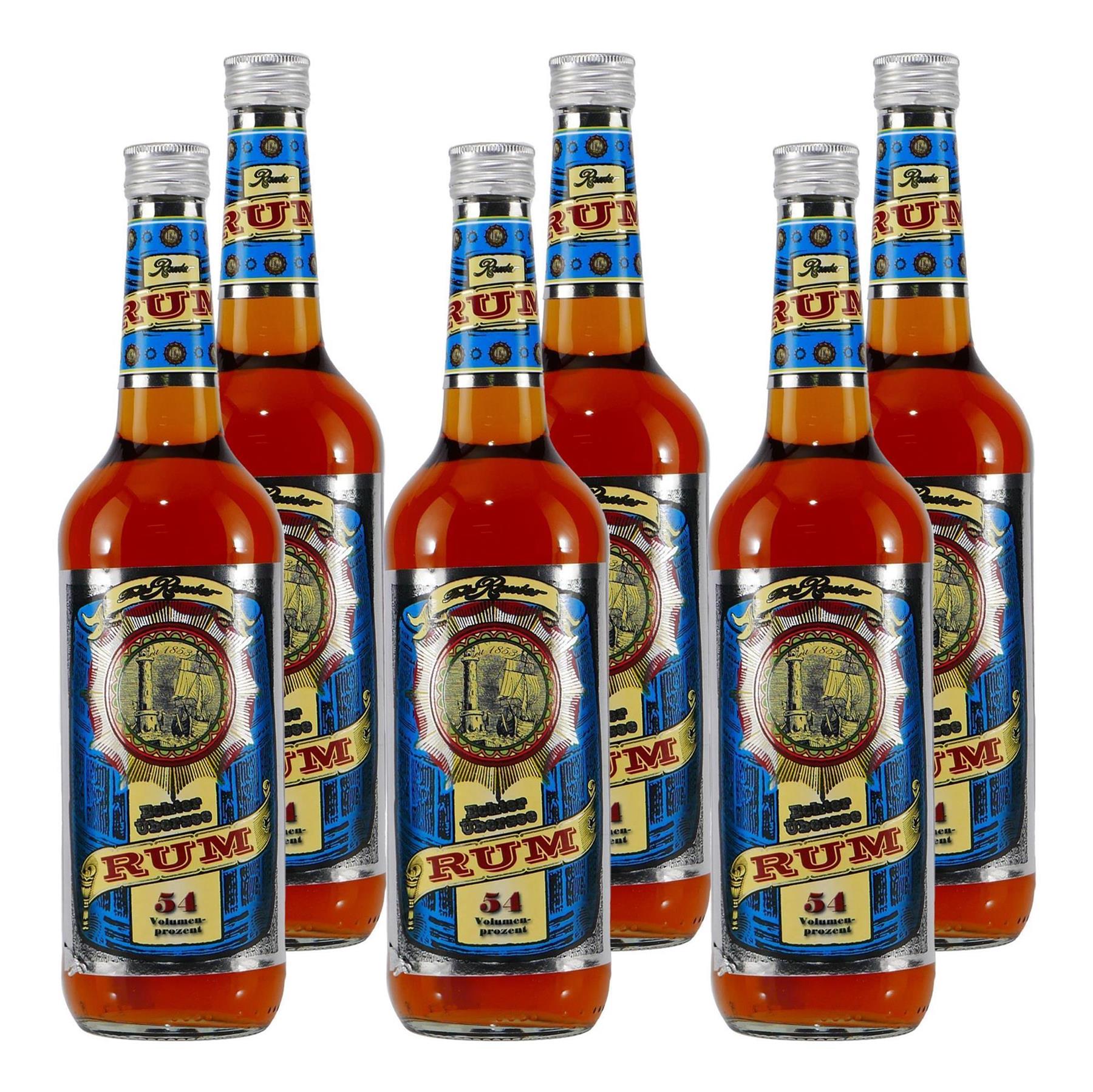 Rauter Echter Übersee Rum 54 (6 x 0,7L)