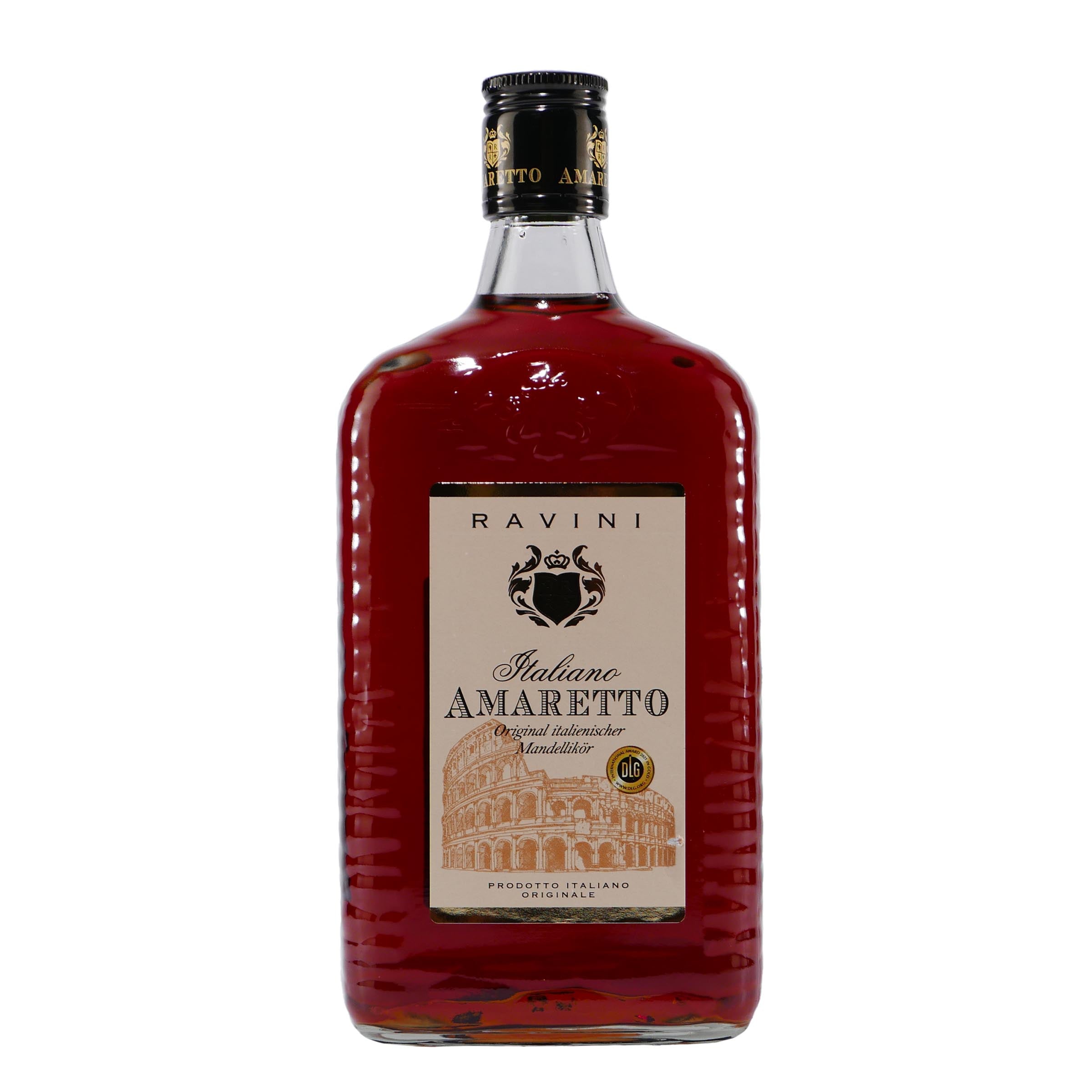 Ravini Amaretto Likör - Süßer italienischer Likör mit Mandelgeschmack ...